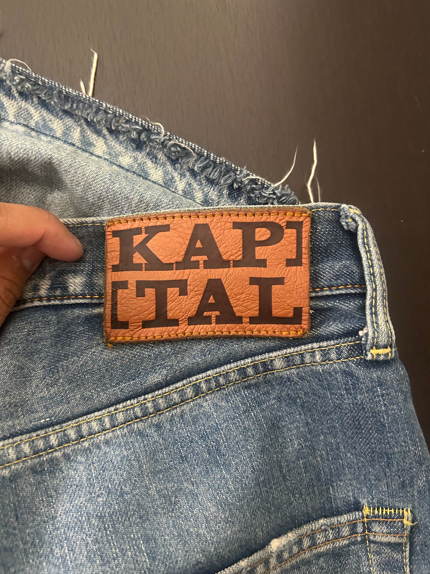 Kapital Blue Bone Shorts