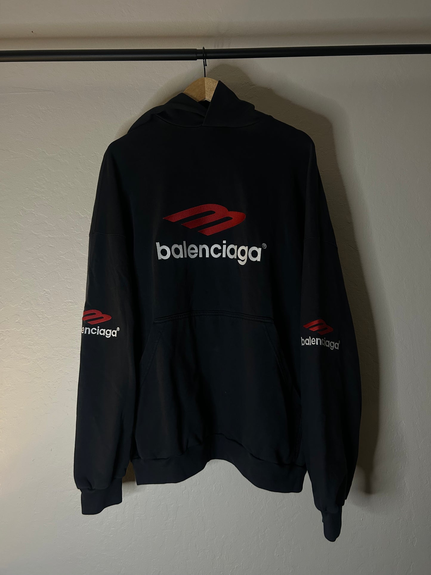 Balenciaga 3B Sporty Icon Hoodir