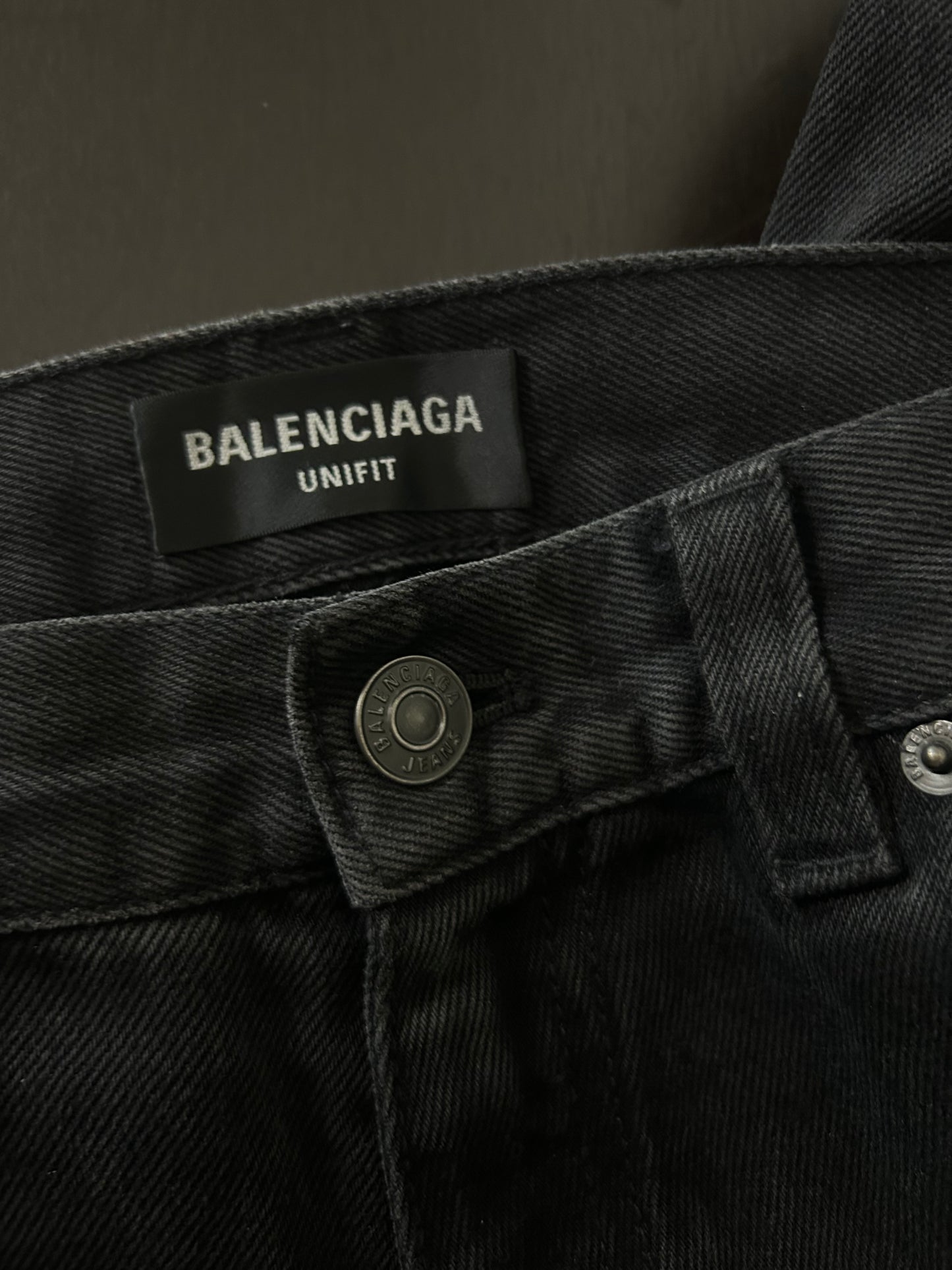 Balenciaga Black Lost Tape Jeans