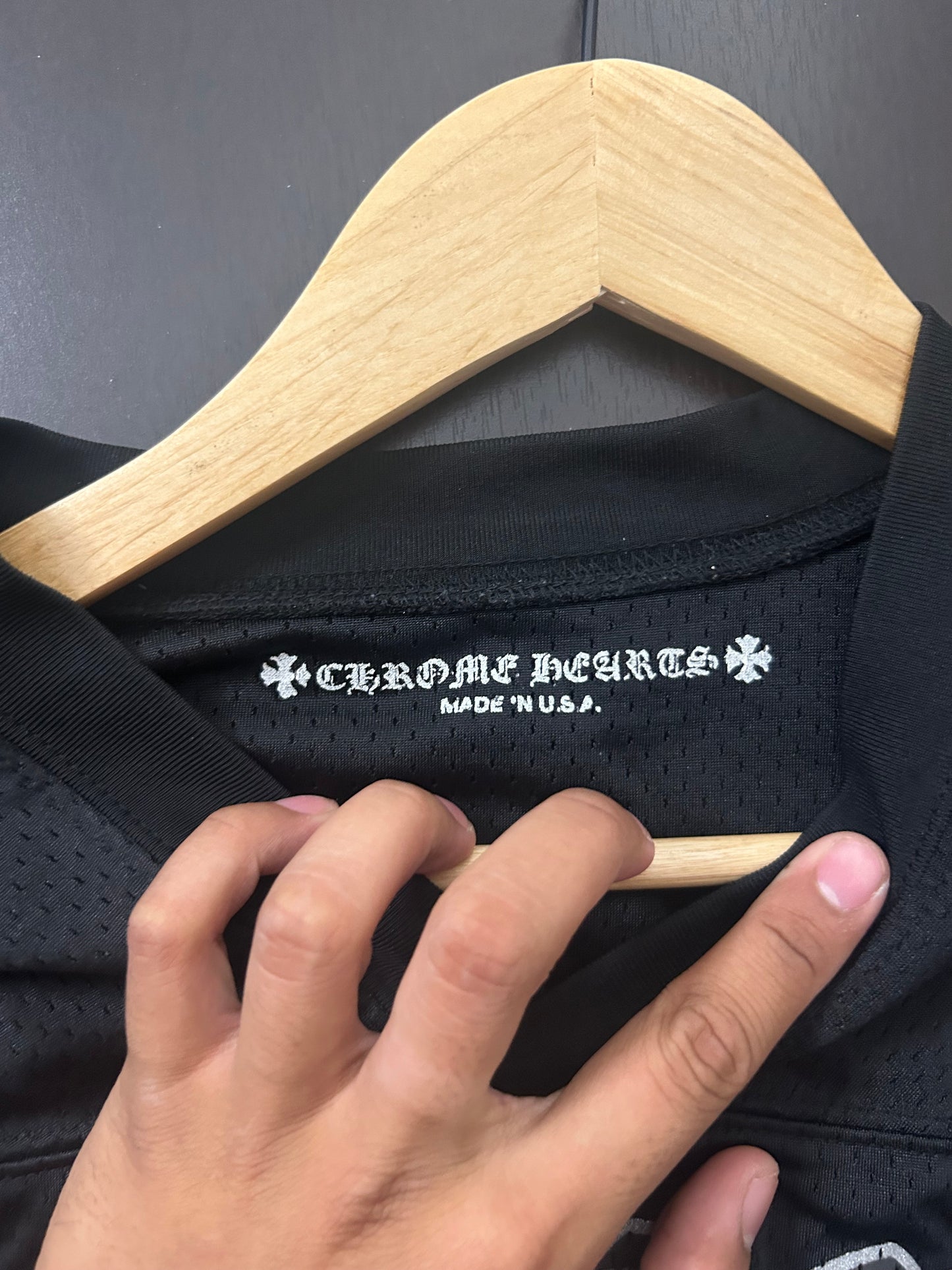 Chrome Hearts Black Short Sleeve Jersey