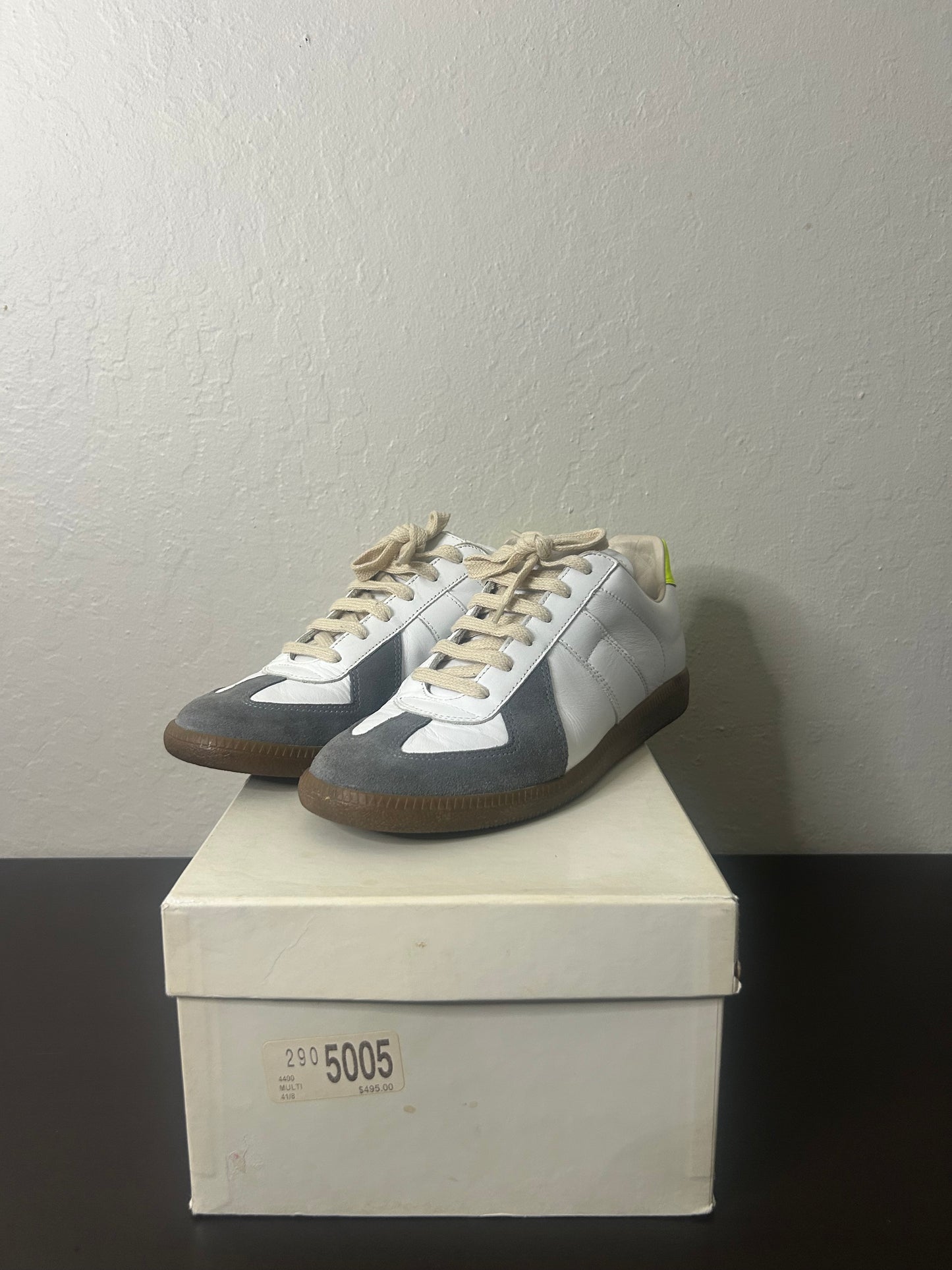 Maison Margiela White and Neon Gats
