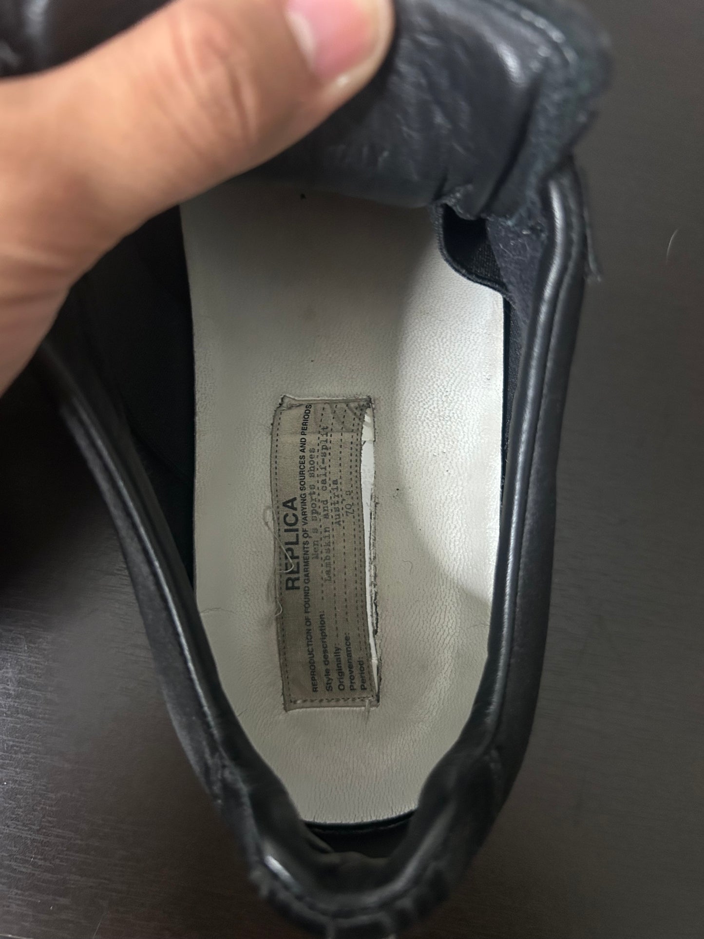 Maison Margiela Black Velvet Gats