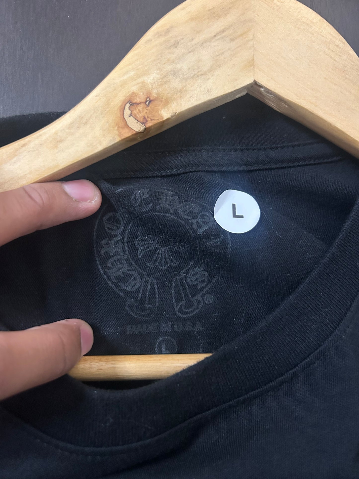 Chrome Hearts Scroll Logo Longsleeve