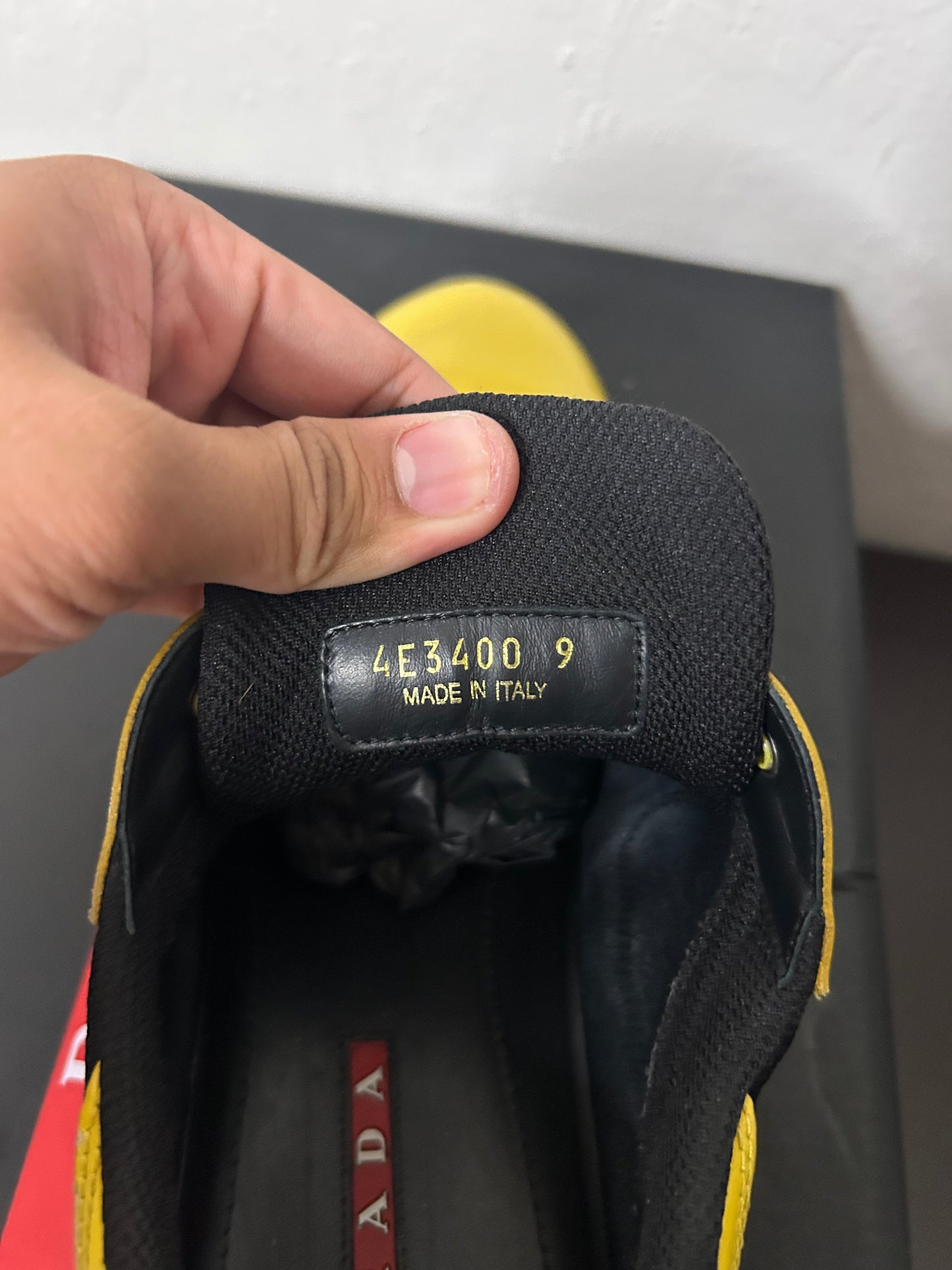 Prada Black and Yellow Cups