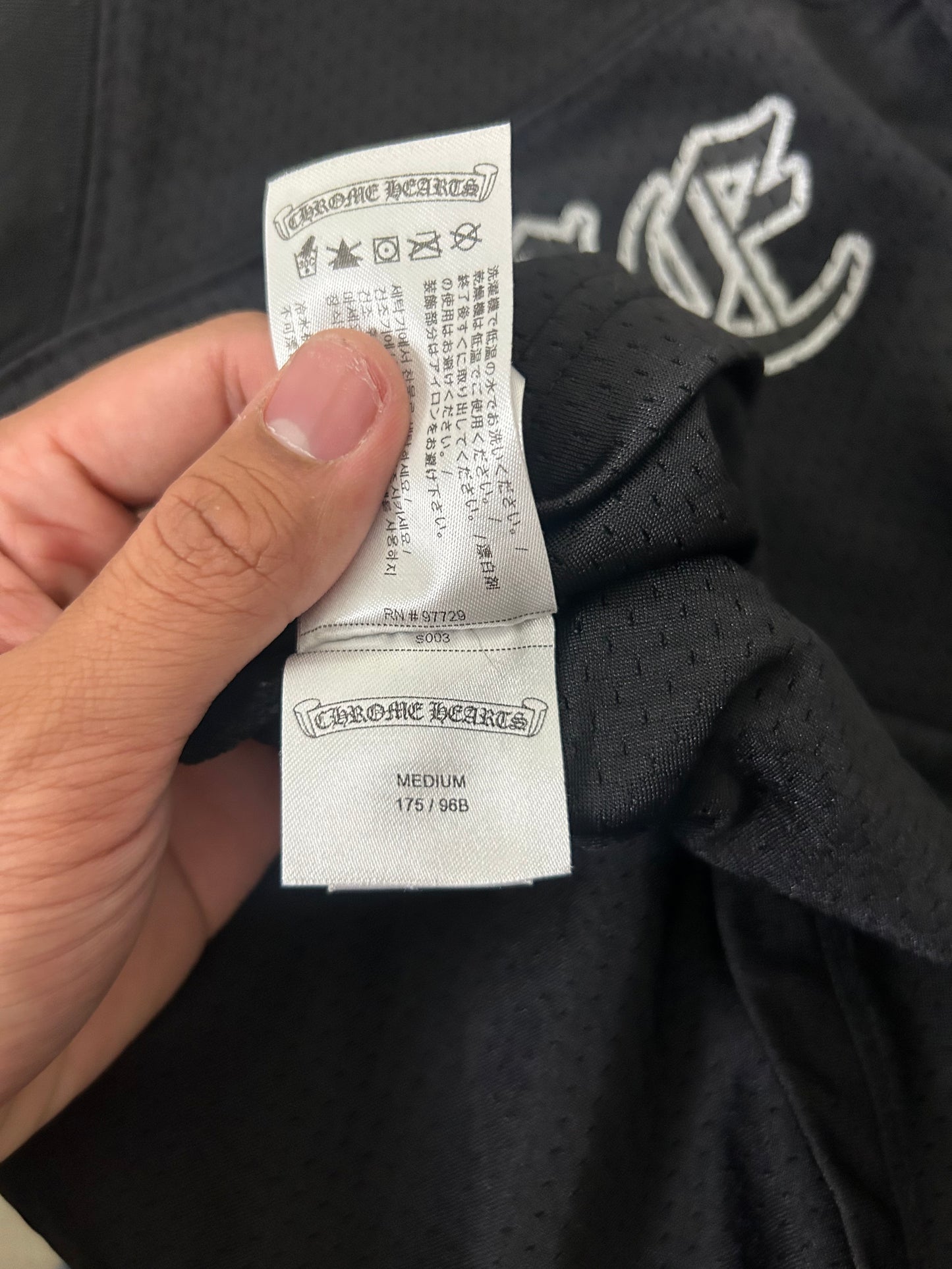 Chrome Hearts Black Longsleeve Jersey