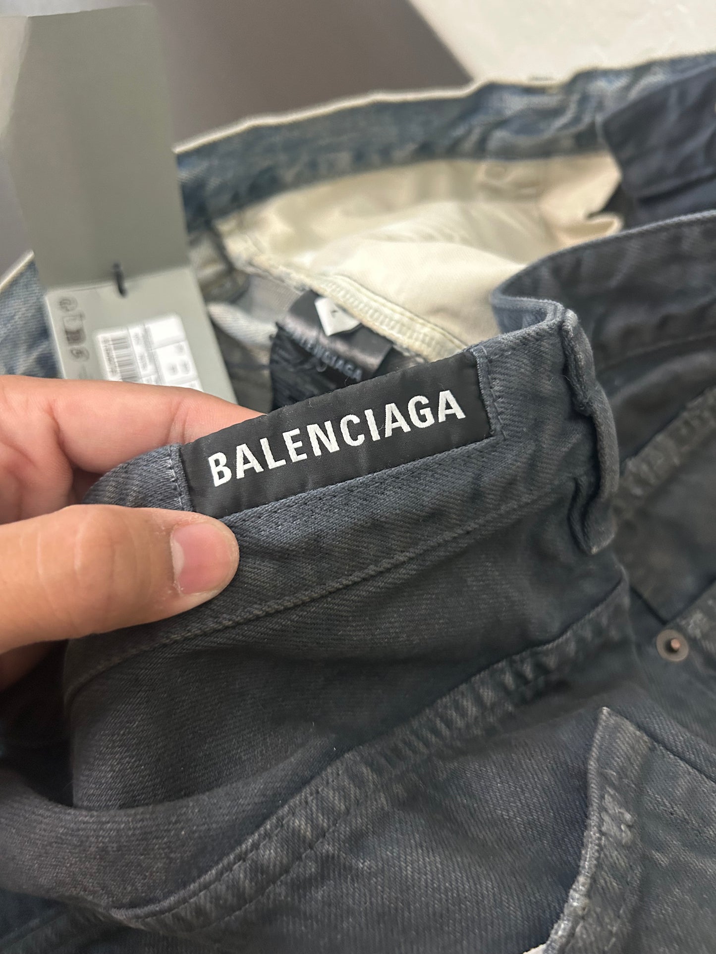 Balenciaga 50/50 Drawstring Jeans