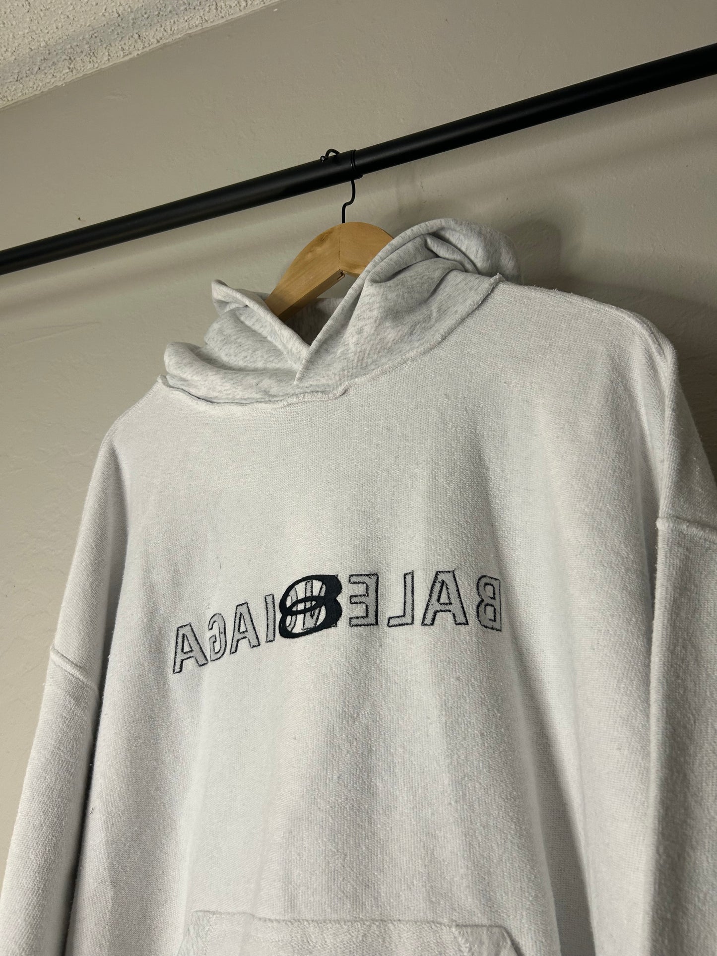 Balenciaga Grey Inside Out Hoodie