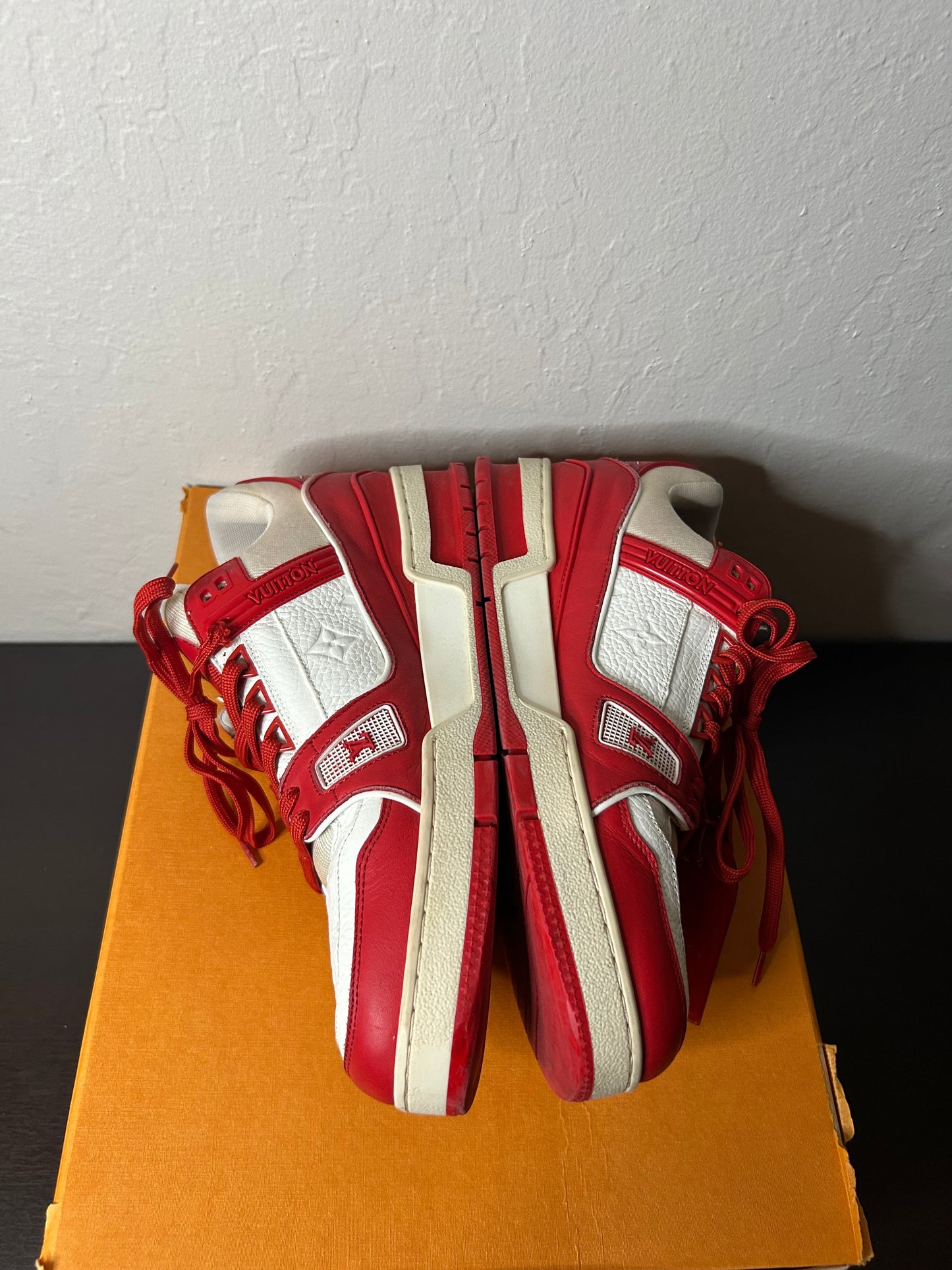 Louis Vuitton Red Trainers