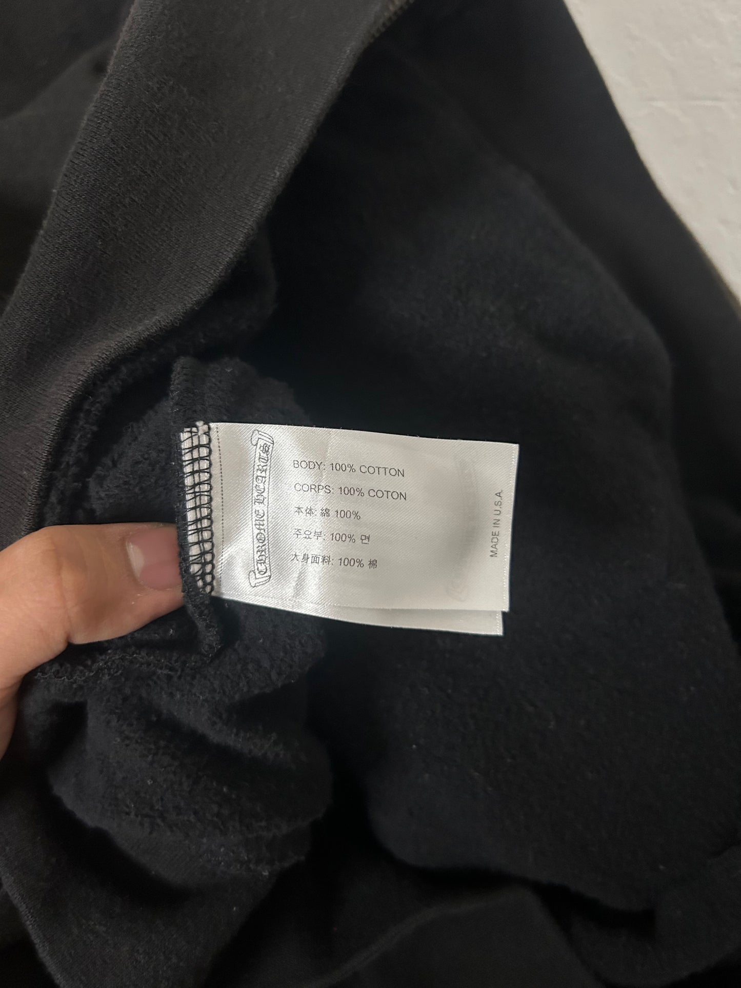 Chrome Hearts Gradient Floral Zip Up Hoodie