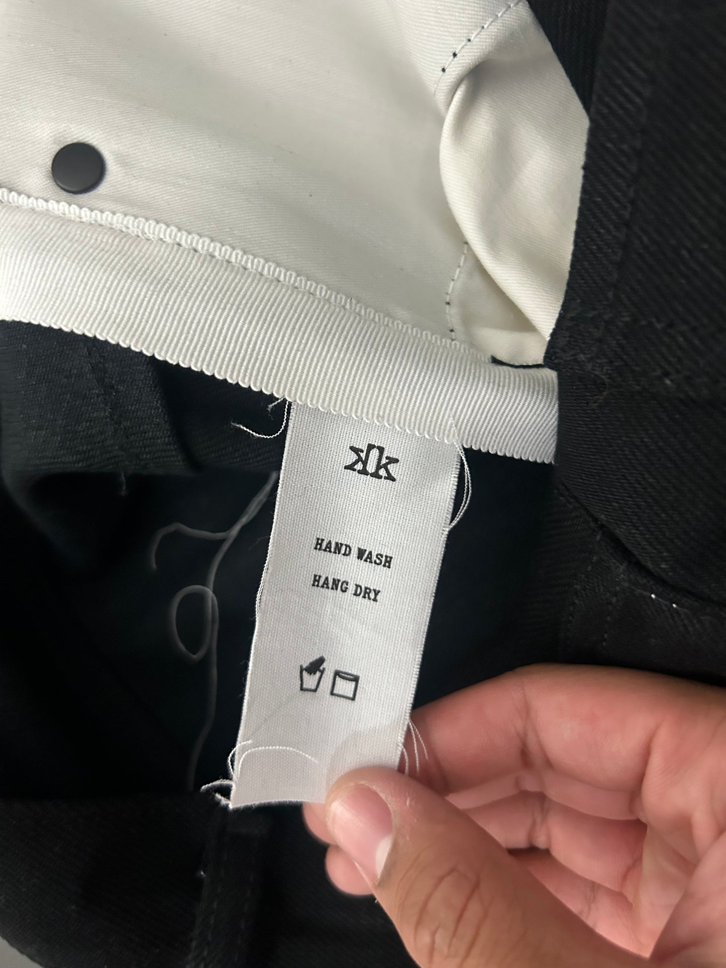 K2 Studios Black Selvedge Cut Denim