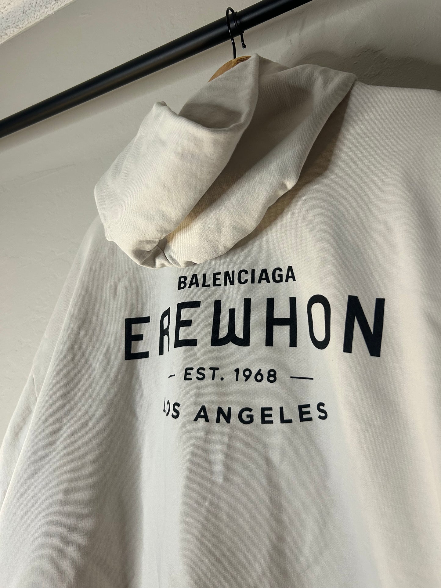 Balenciaga White Erewhon Hoodie