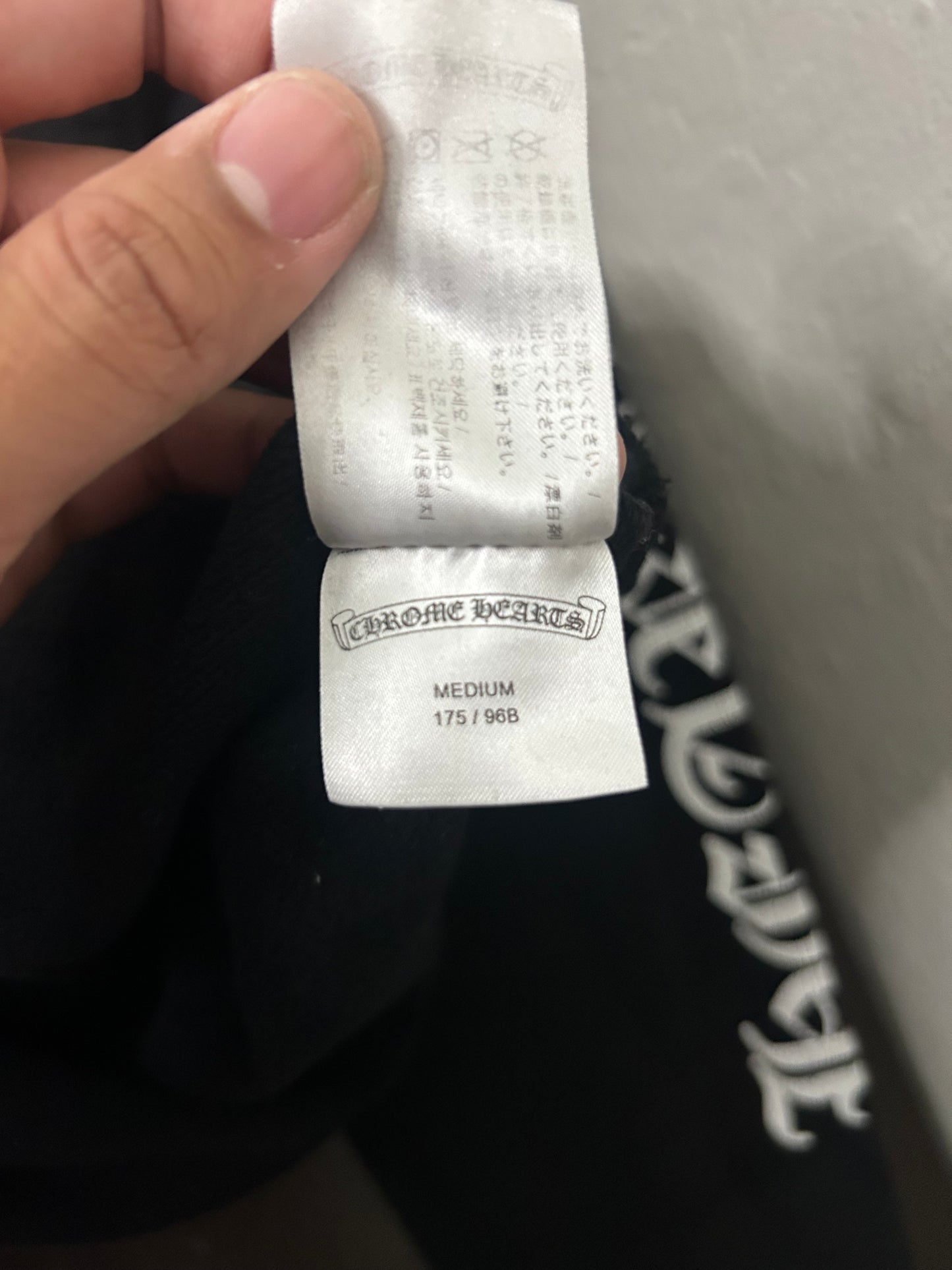 Chrome Hearts Vertical Logo Hoodie