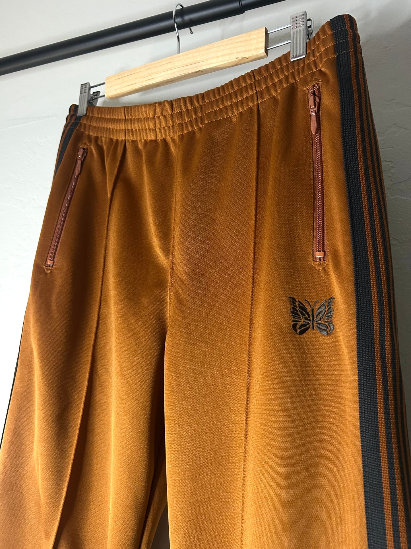 Needles Brown and Dark Grey Track Pants