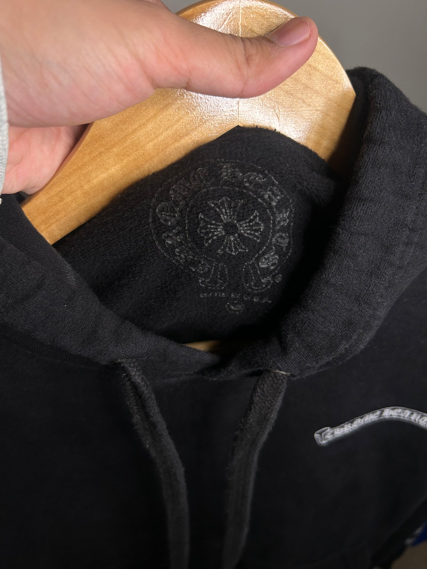Chrome Hearts Scroll Logo Hoodie