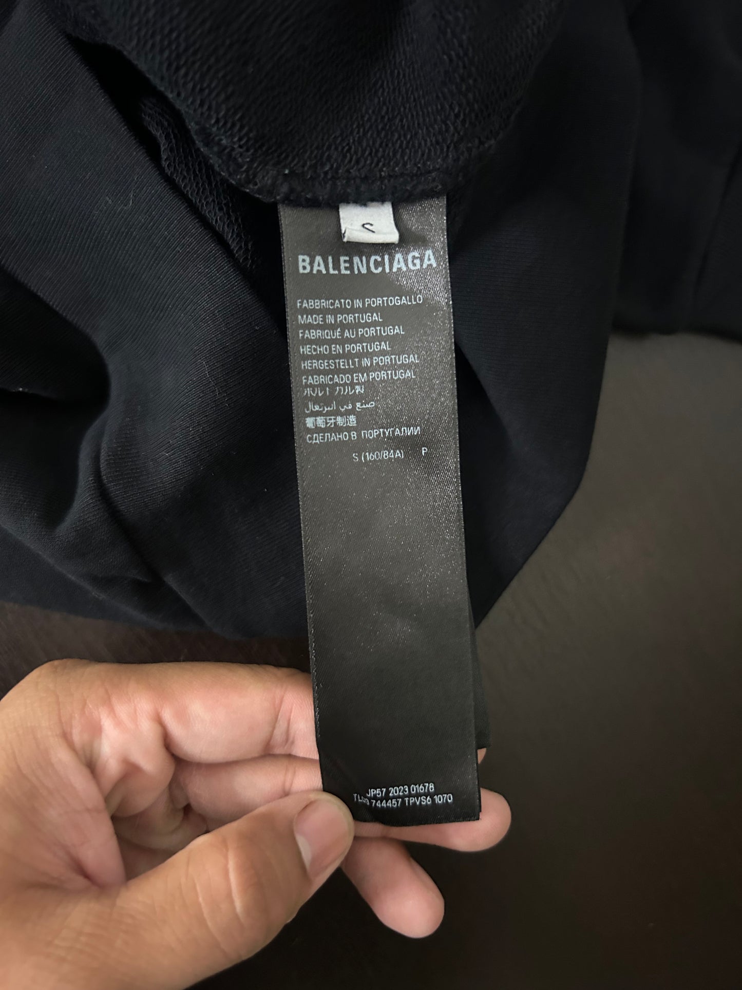 Balenciaga Paris Soccer Zip Up Hoodie