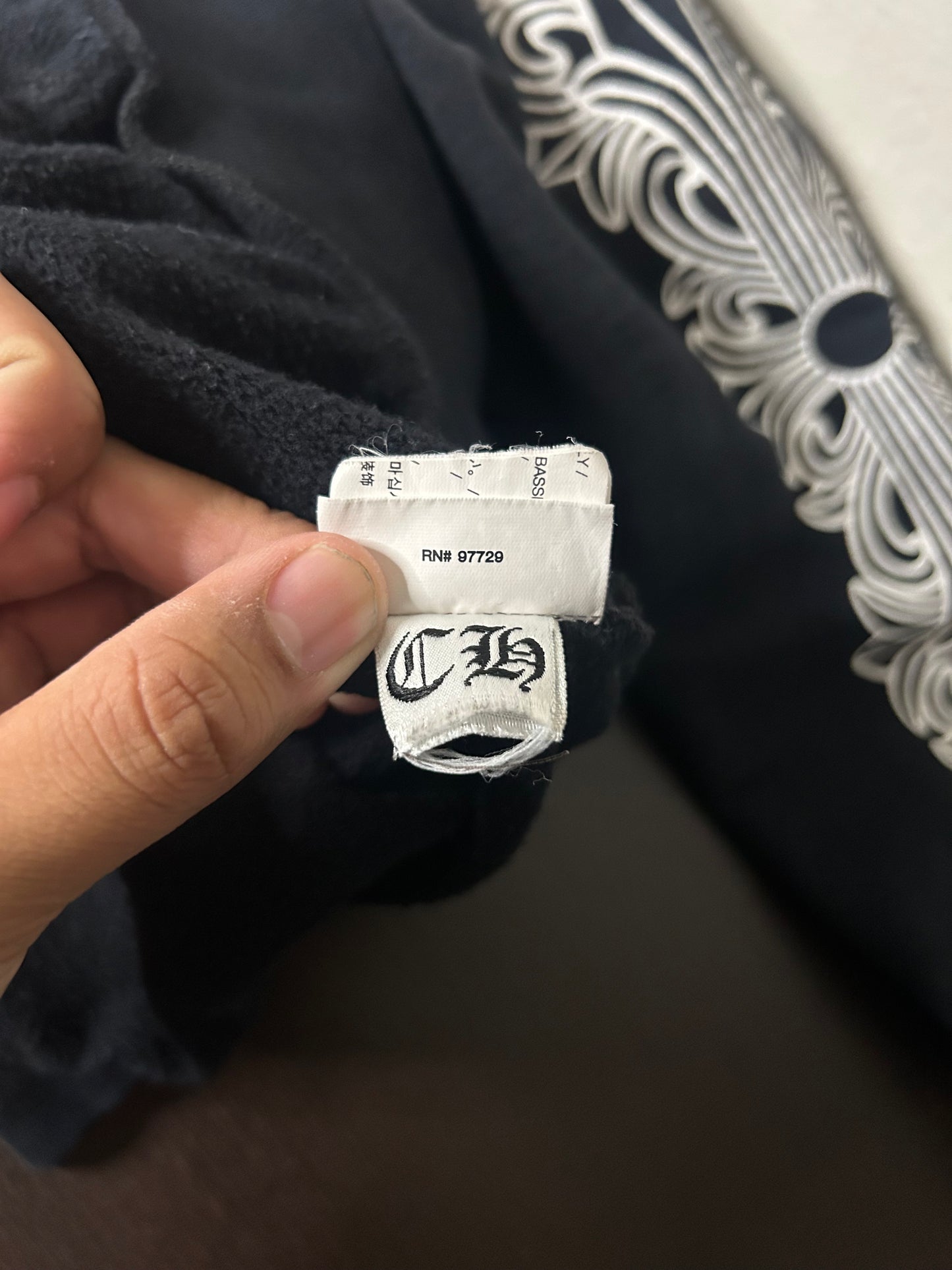 Chrome Hearts Floral Horseshoe Hoodie