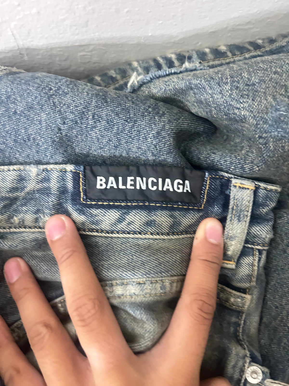 Balenciaga Oil Spill Jeans