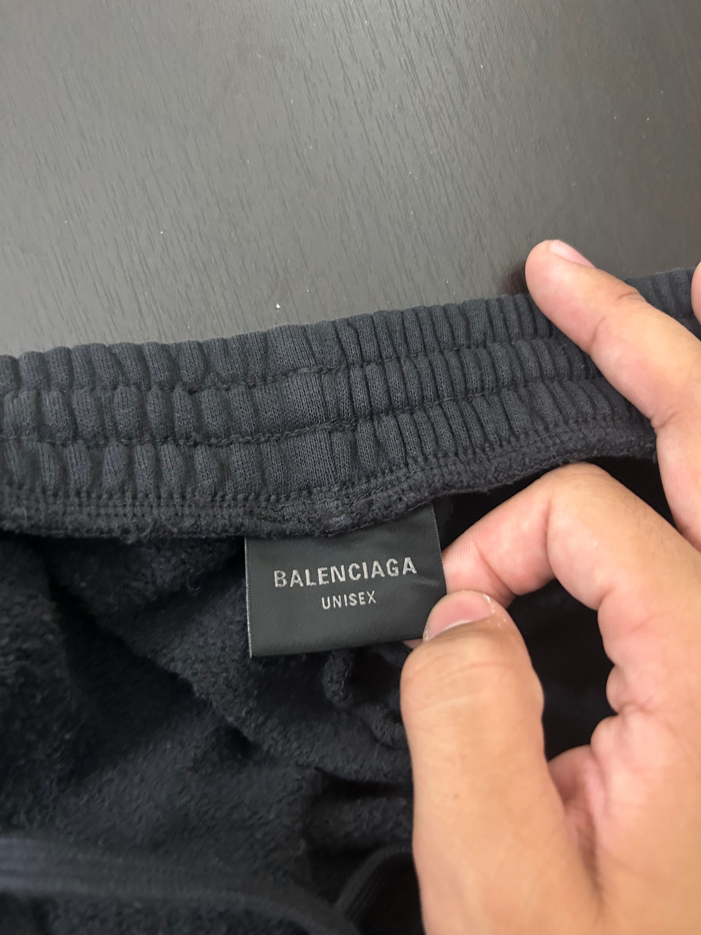 Balenciaga Blue Motif Shorts
