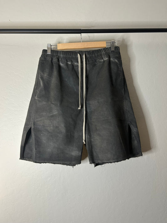 Rick Owens Waxed Lido Shorts