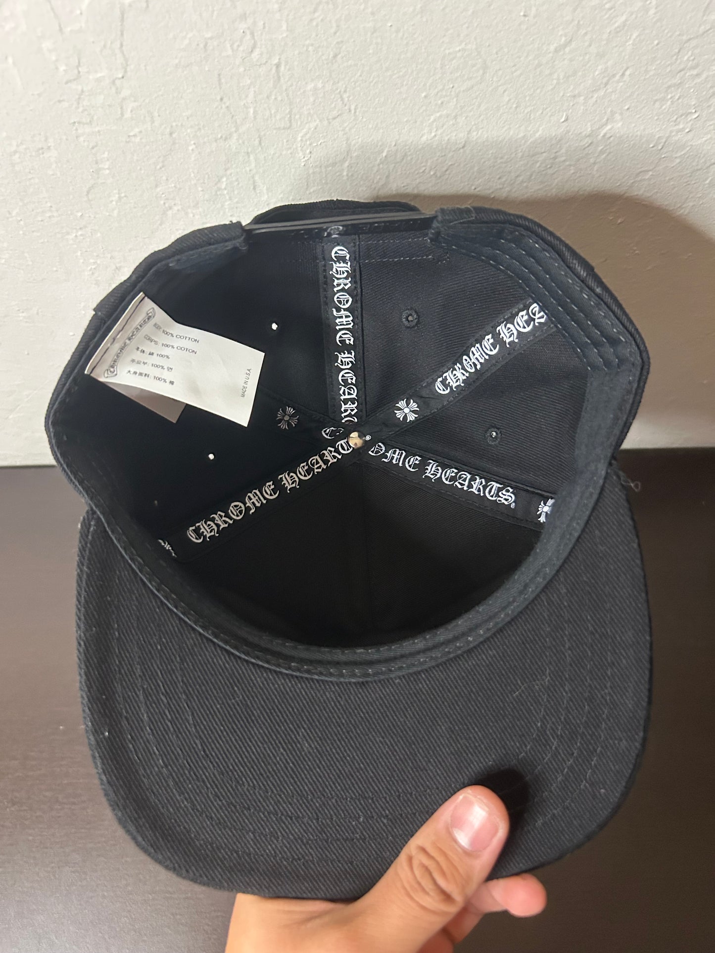 Chrome Hearts Cross Embroidery Hat