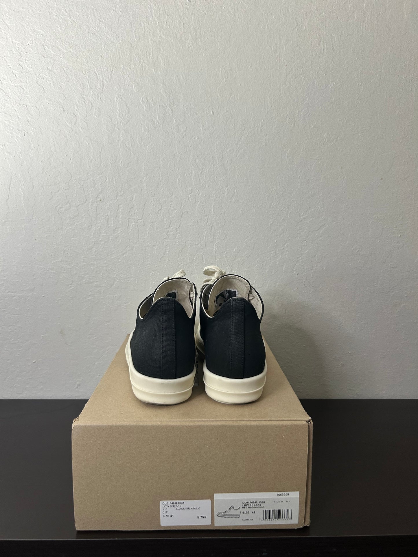 Rick Owens DRKSHDW Canvas Ramones