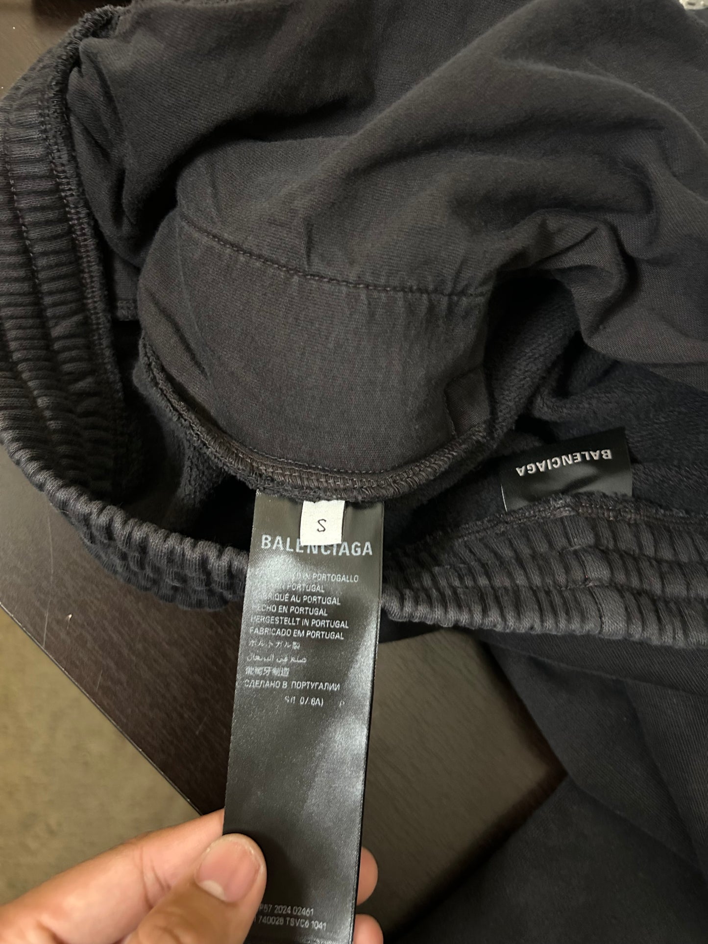 Balenciaga BB Distressed Sweatpants
