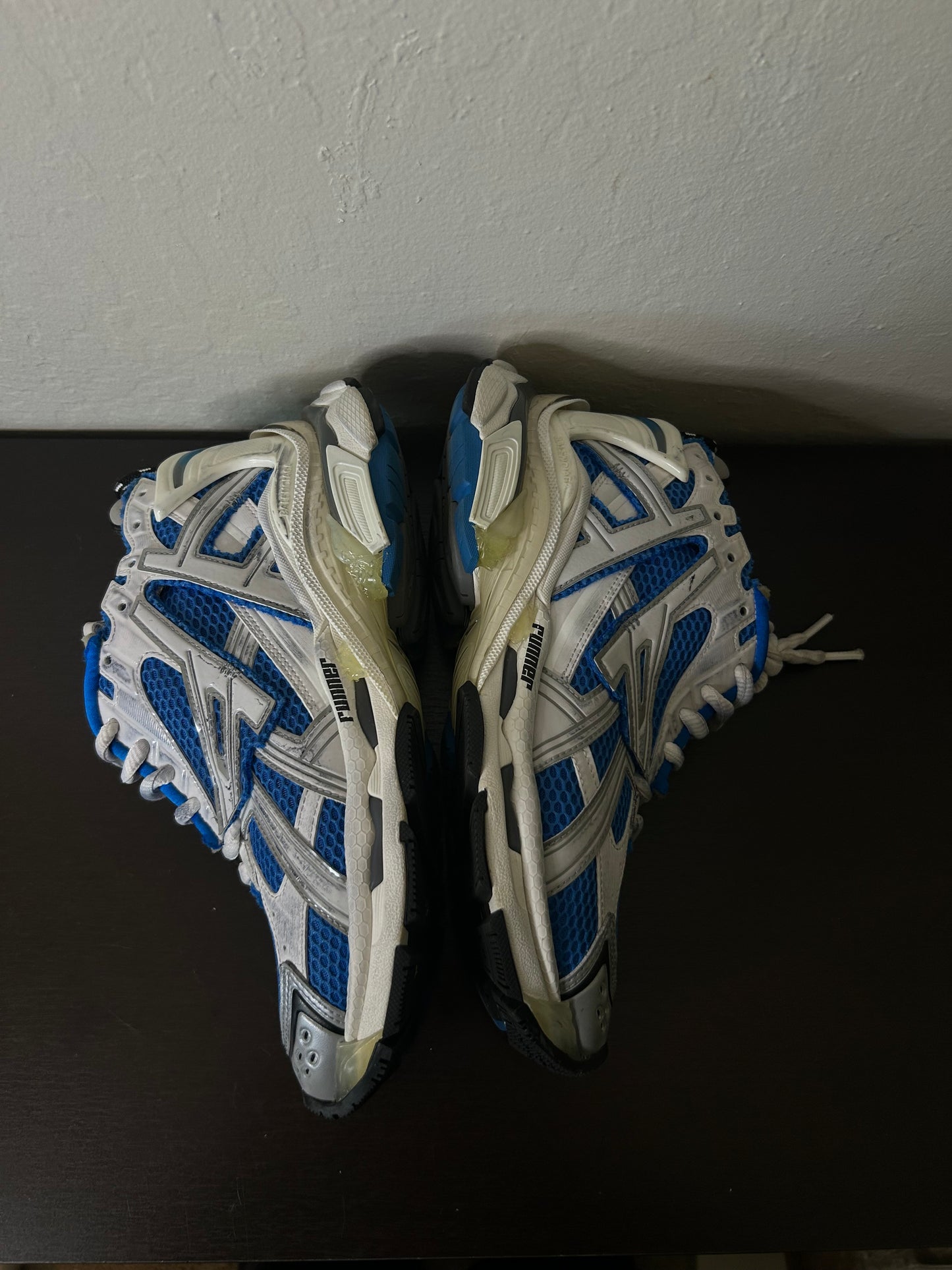 Balenciaga Blue And White Runner