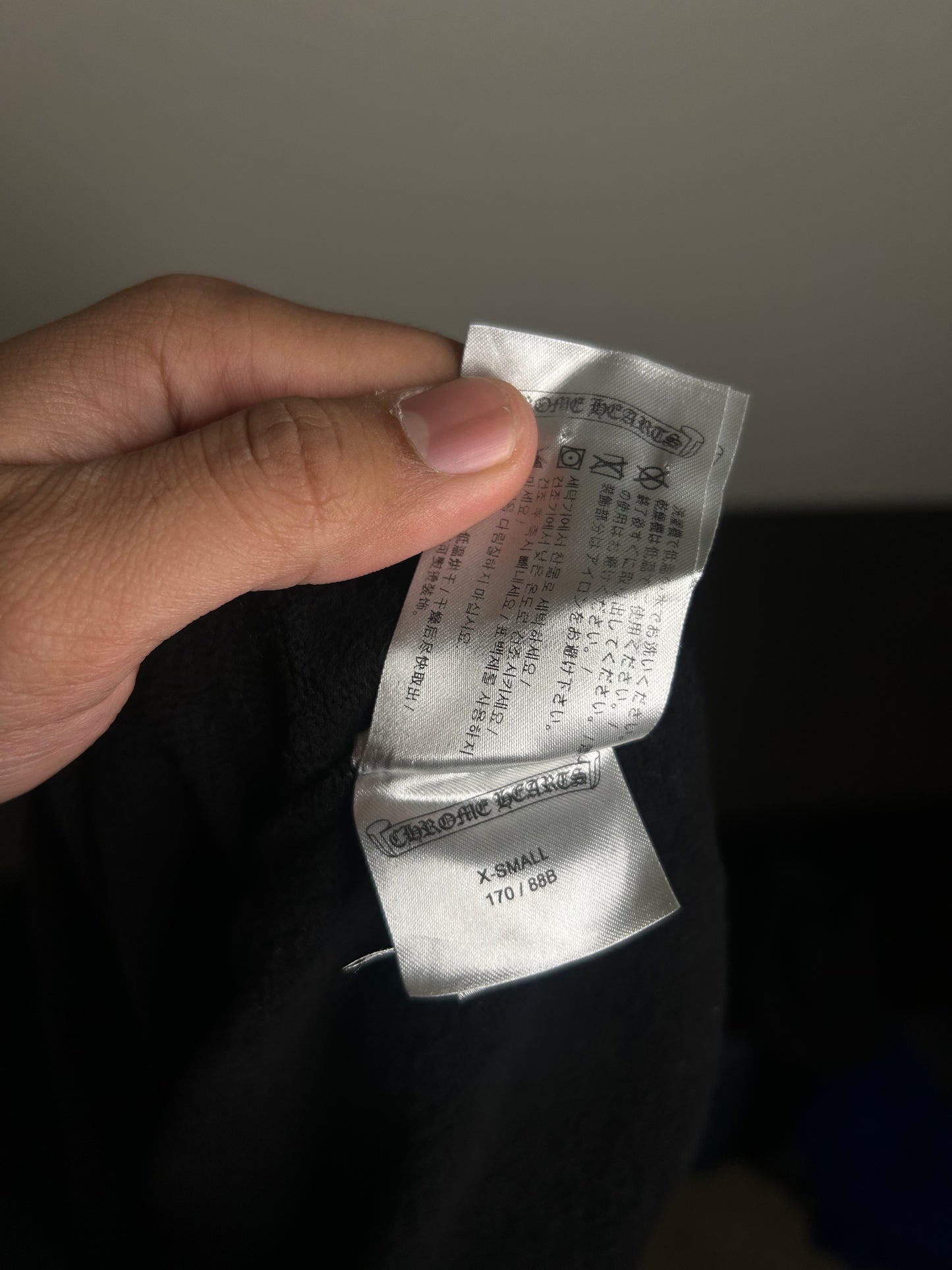 Chrome Hearts Scroll Logo Hoodie