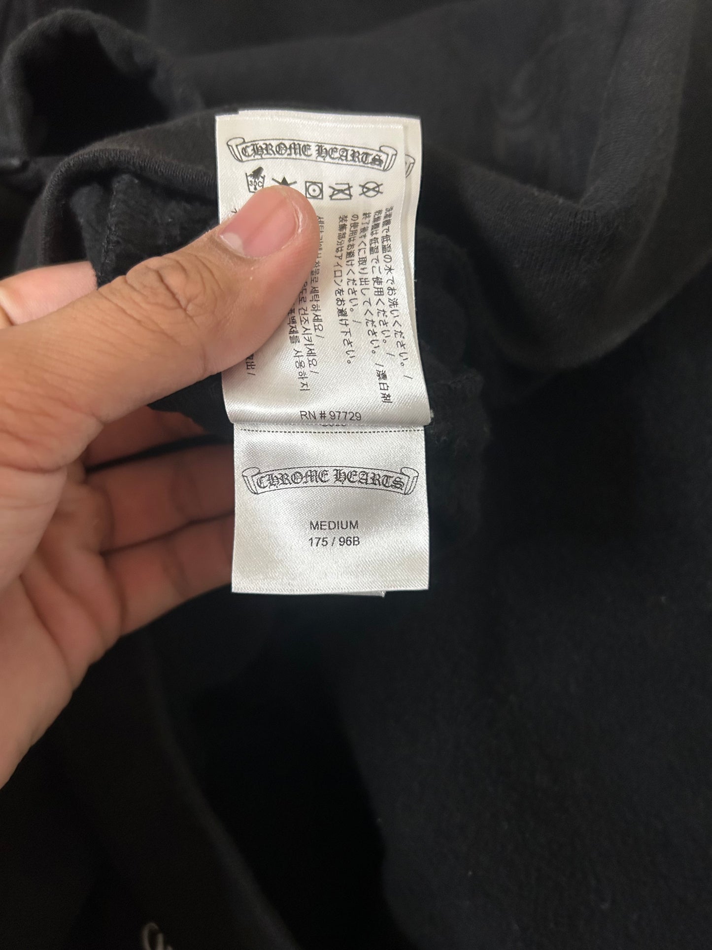 Chrome Hearts Gradient Floral Zip Up Hoodie