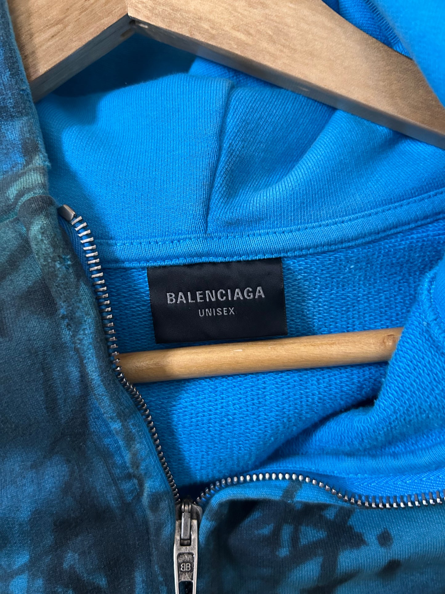 Balenciaga Blue Skater Hoodie