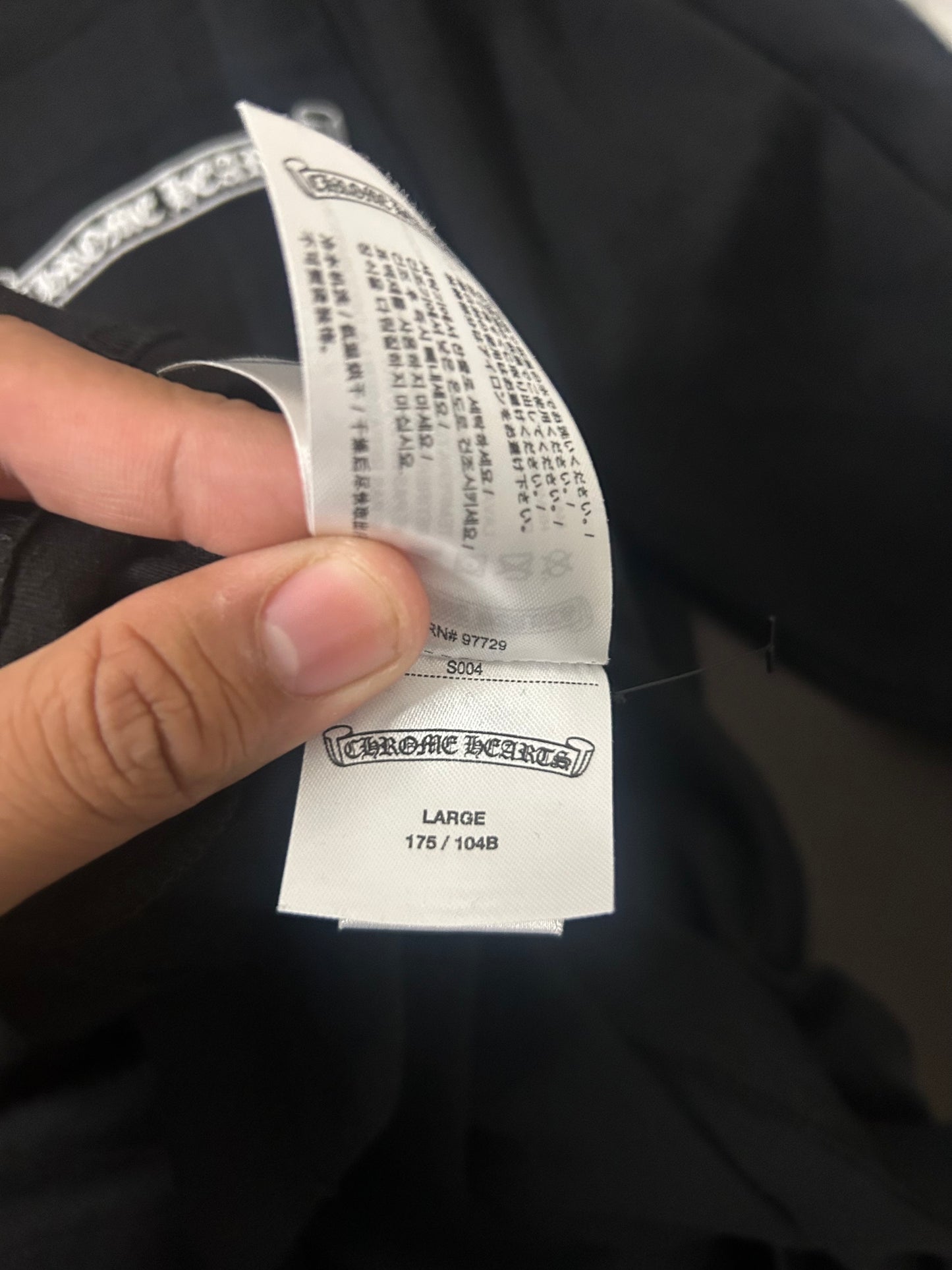 Chrome Hearts Scroll Logo Longsleeve