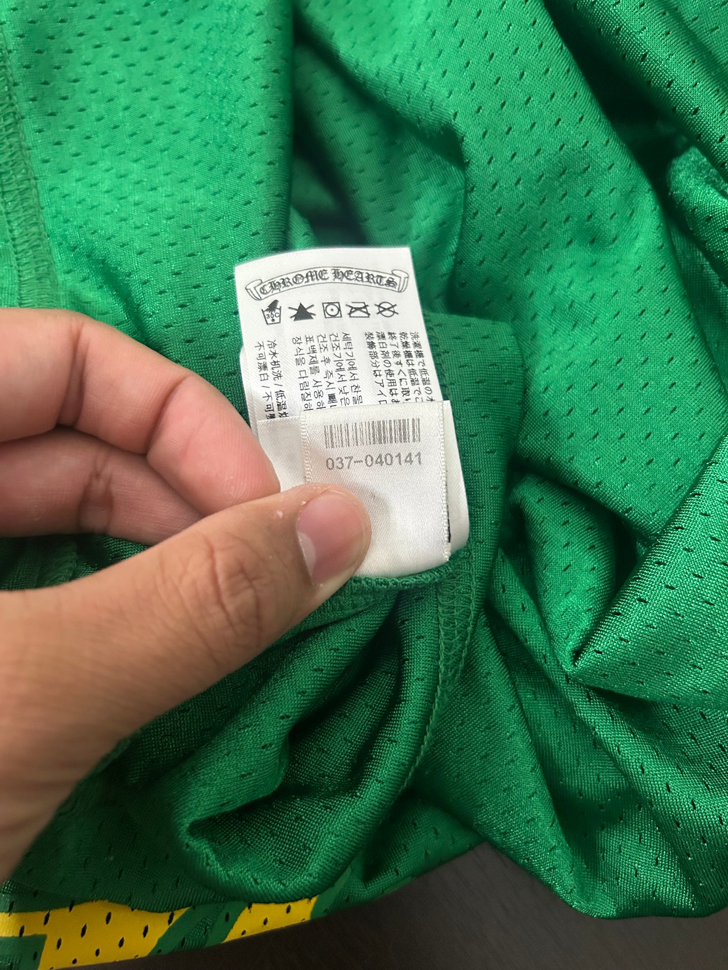 Chrome Hearts Green/Yellow Longsleeve Jersey
