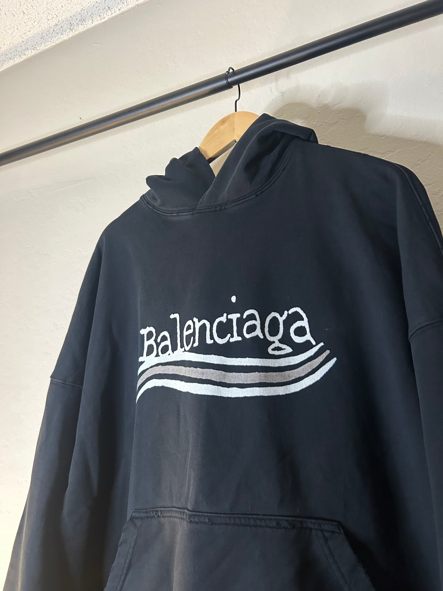 Balenciaga Hand Drawn Logo Hoodie