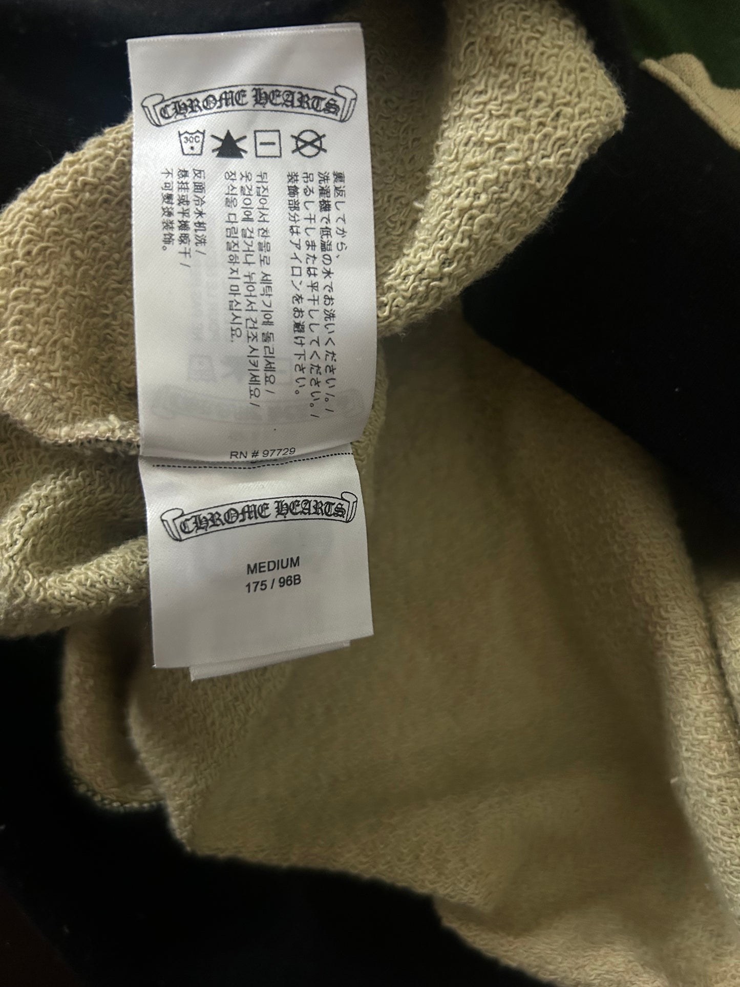 Chrome Hearts Matty Boy Camo Caution Crewneck