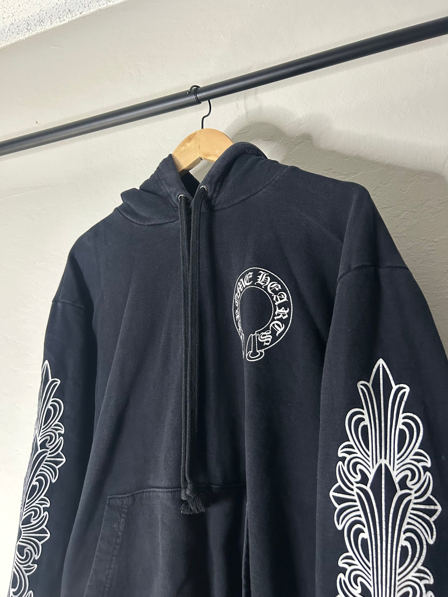 Chrome Hearts Floral Horseshoe Hoodie