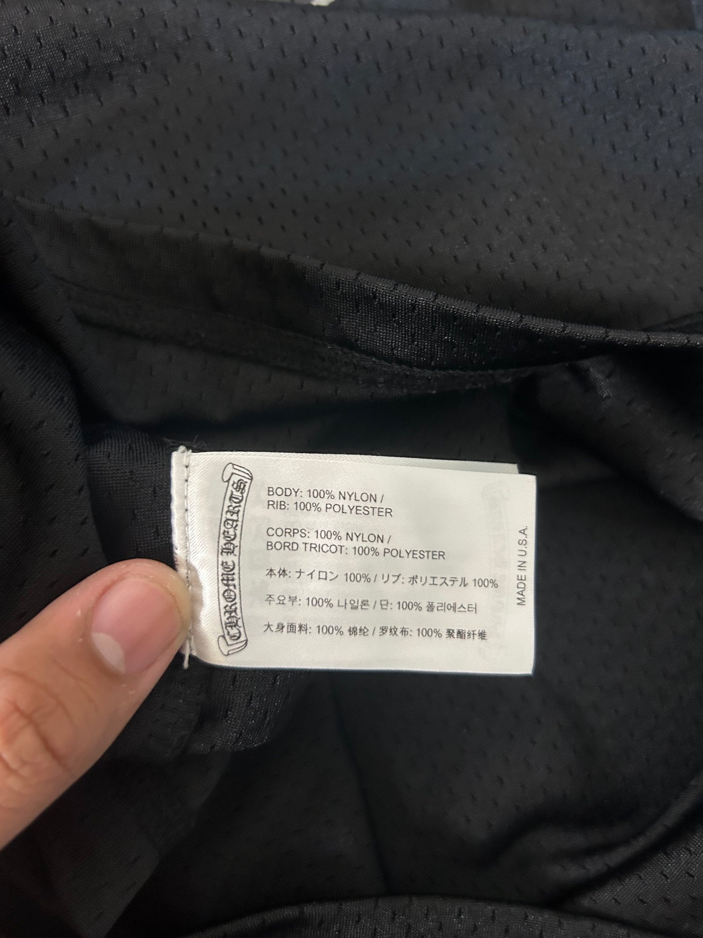 Chrome Hearts Black Short Sleeve Jersey