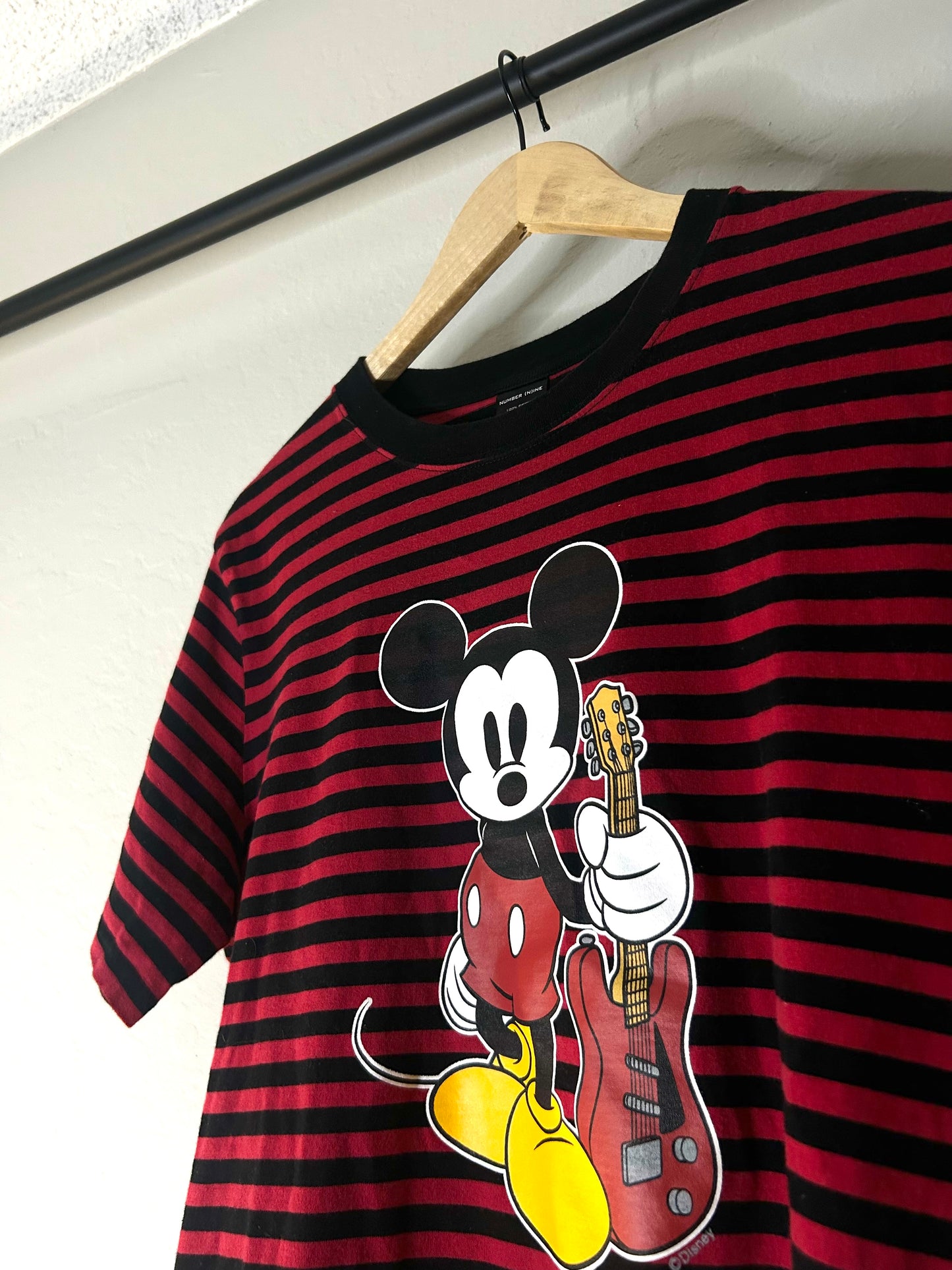 Number Nine Mickey Striped Tee