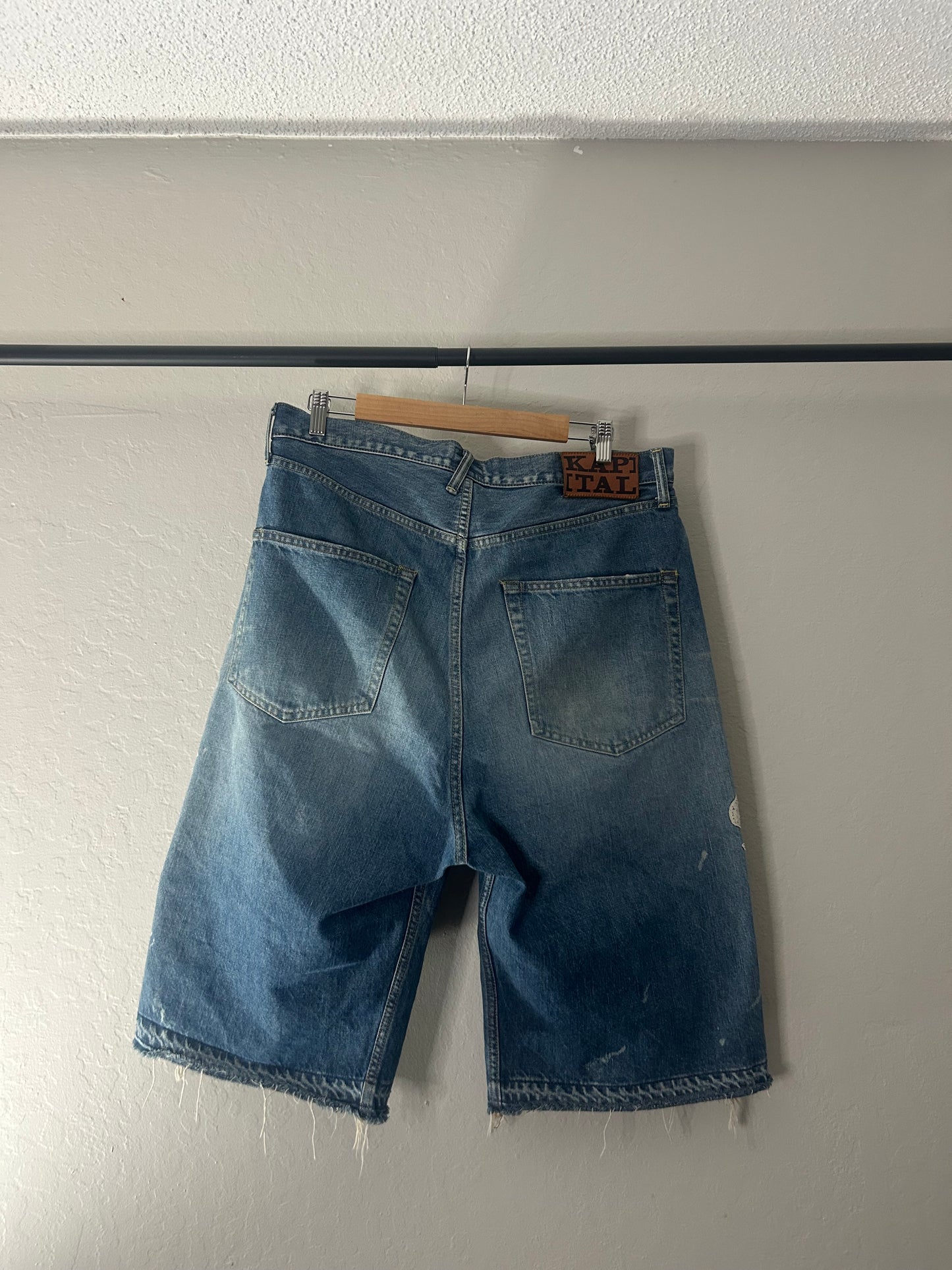 Kapital Blue Bone Shorts