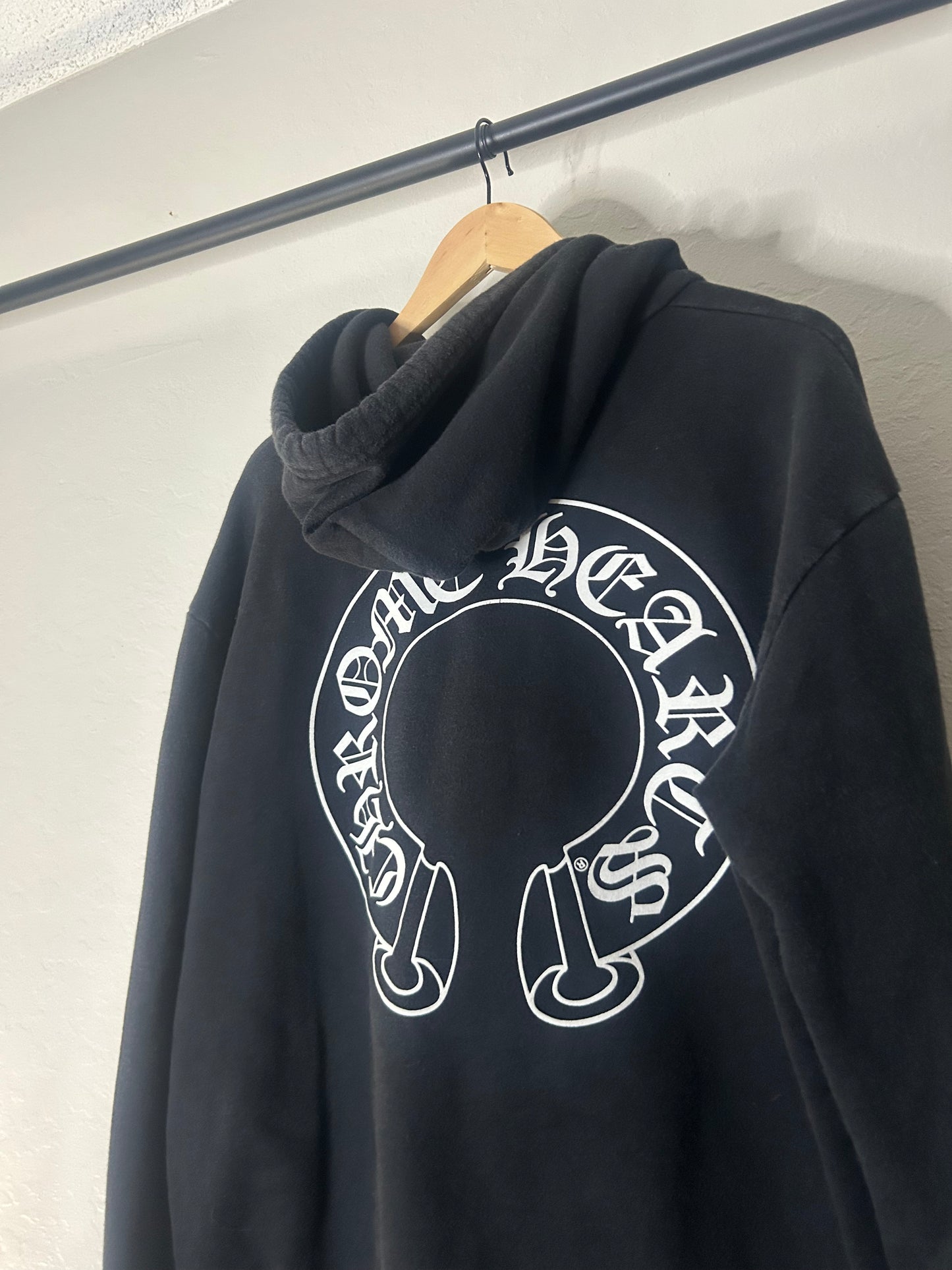 Chrome Hearts Horseshoe Floral Zip Up Hoodie