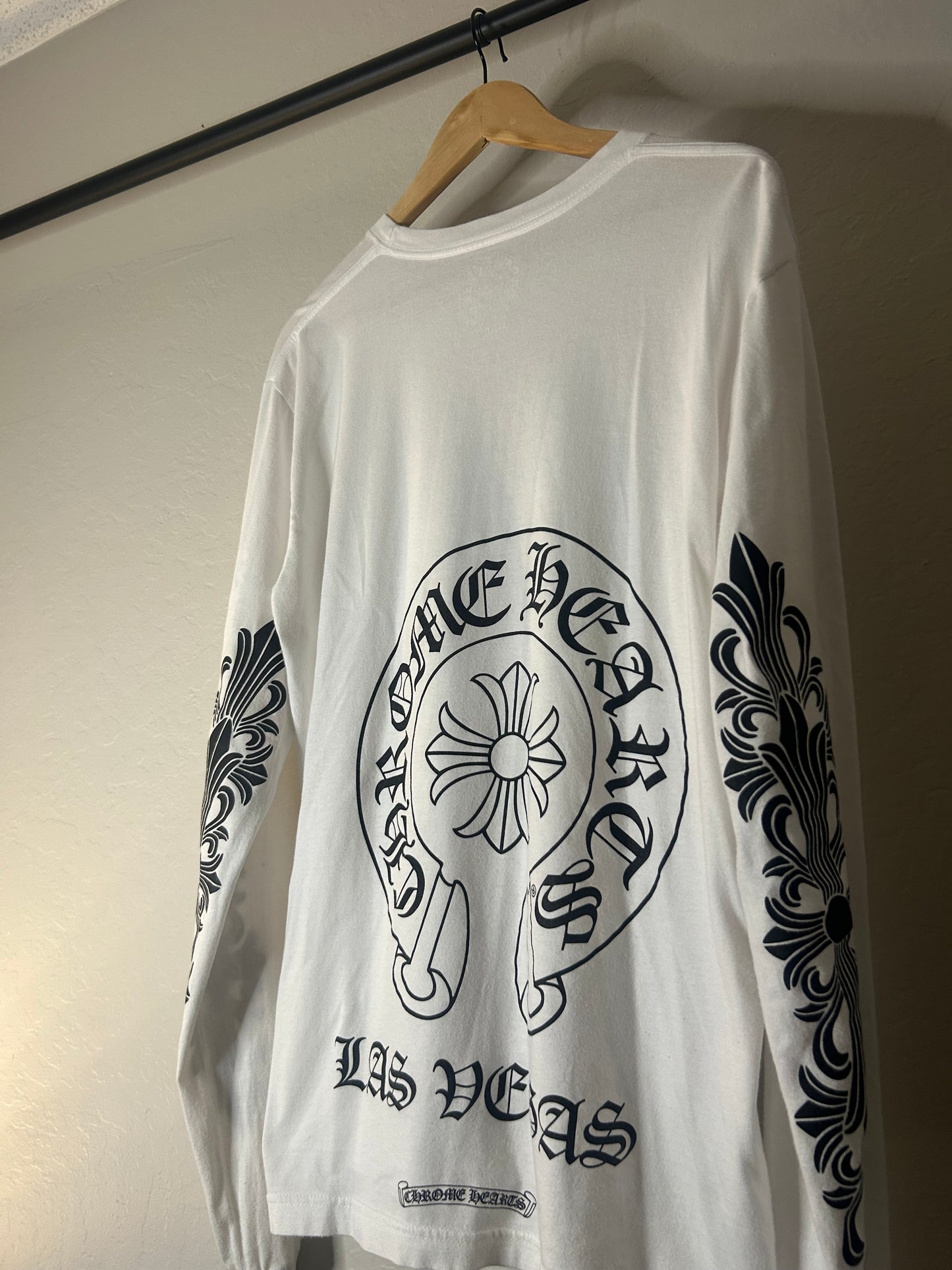 Chrome Hearts Las Vegas White Floral Longsleeve