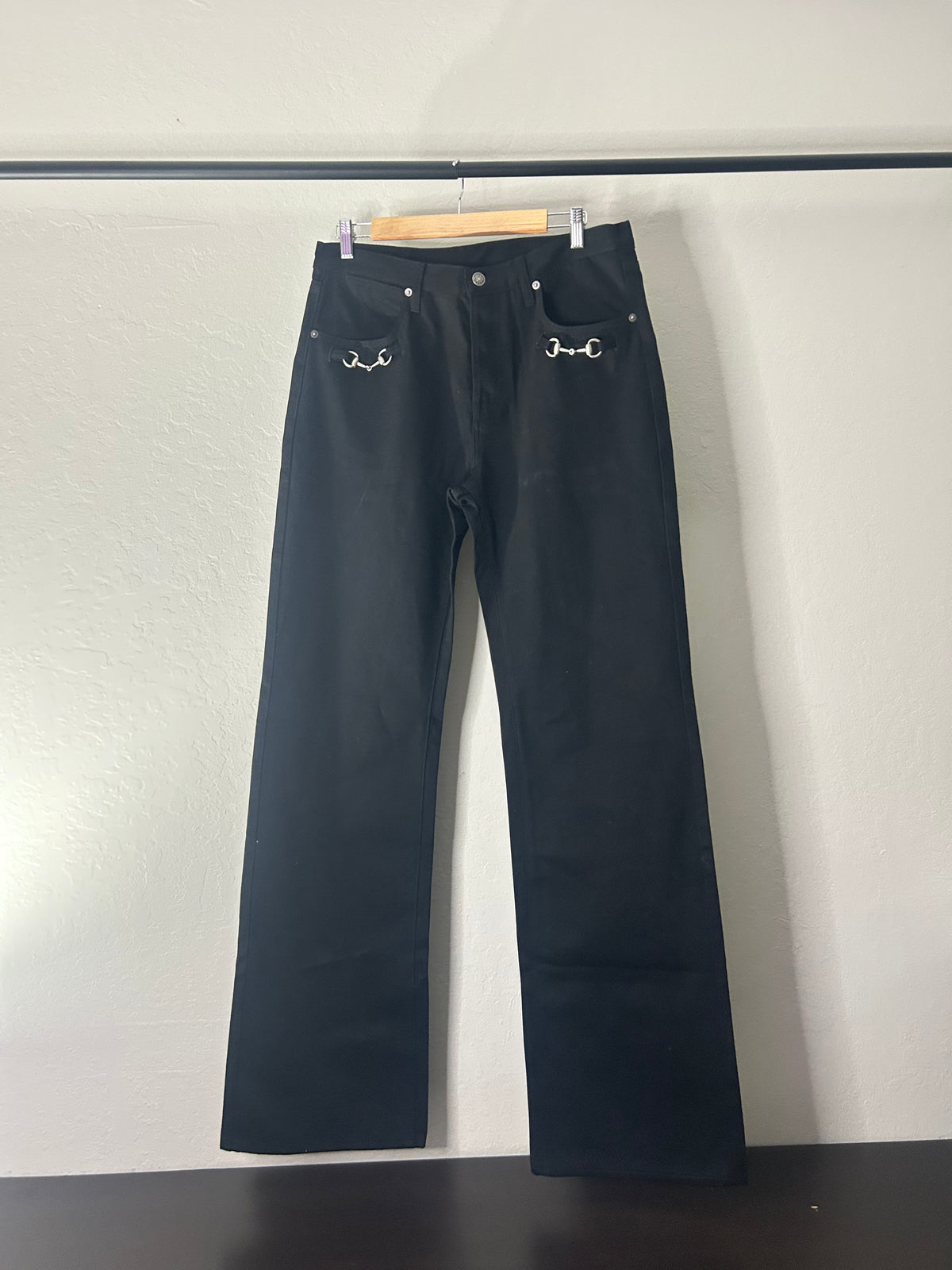 Gucci Demna Black Horsebit Jeans