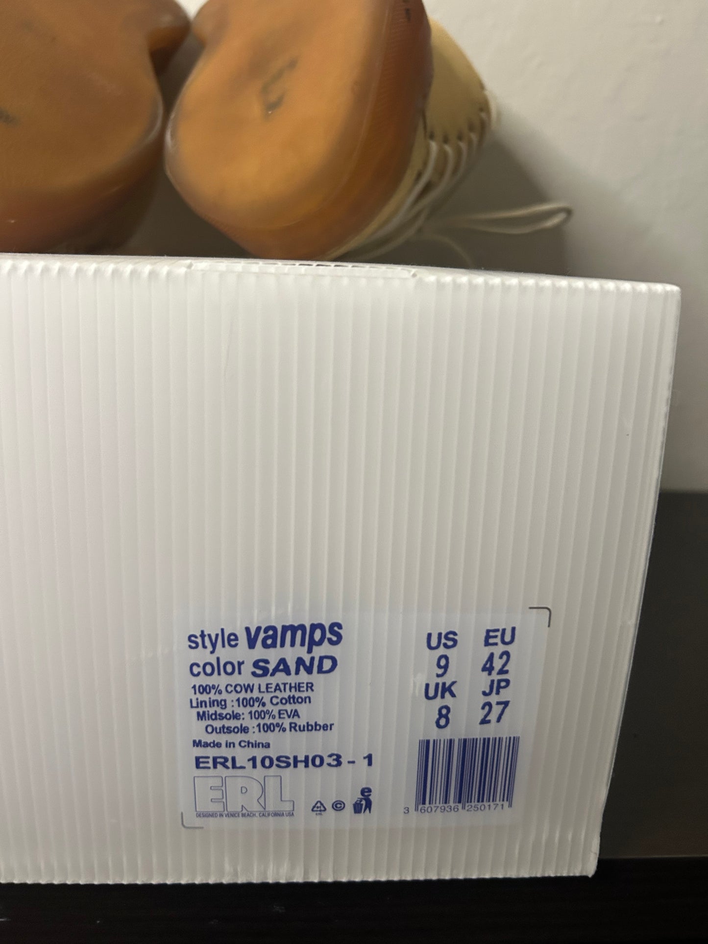 ERL Vamp Tan Shoes
