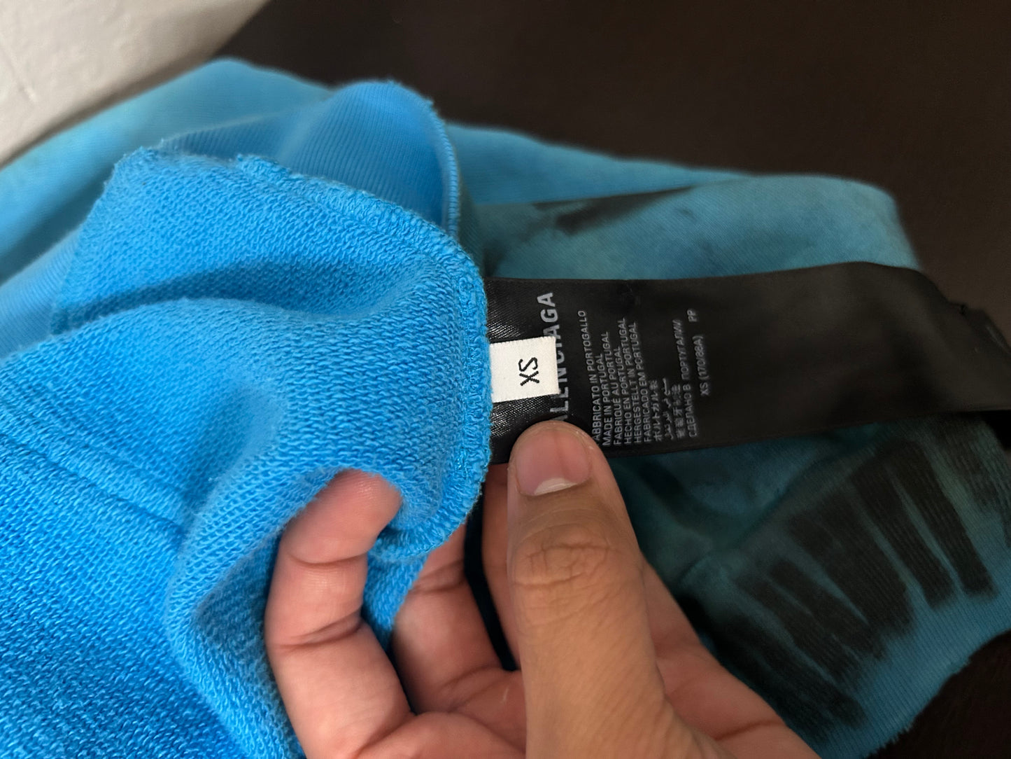 Balenciaga Blue Skater Hoodie