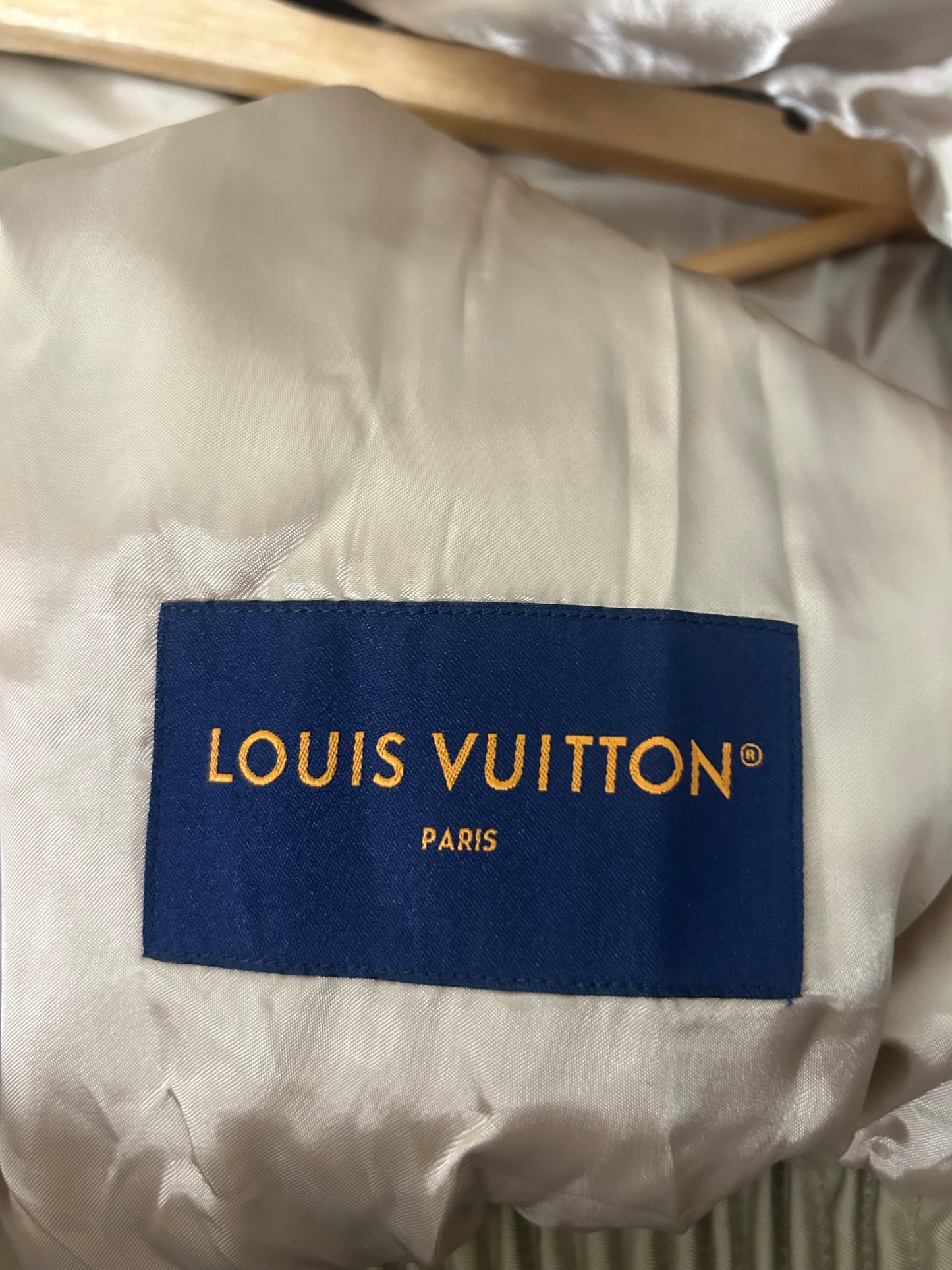 Louis Vuitton Tan Baseball Bomber Jacket