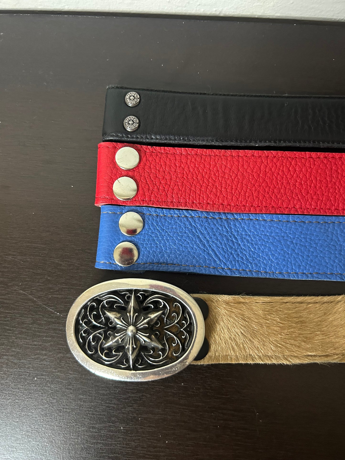 Chrome Hearts Star Buckle Belt and Strap