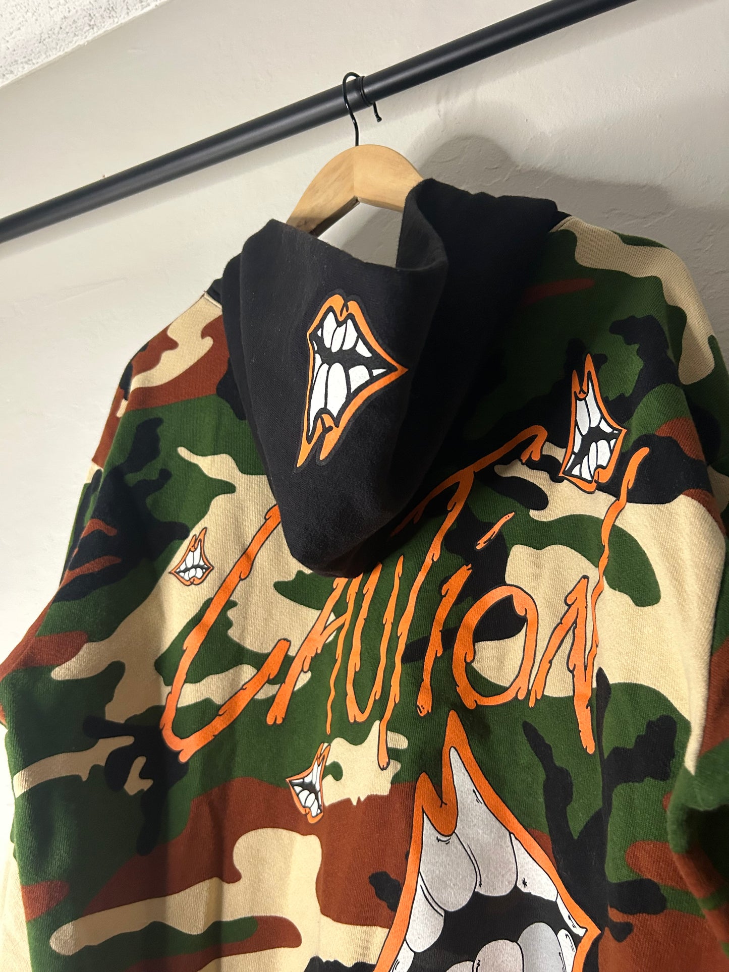 Chrome Hearts Matty Boy Camo Caution Hoodie