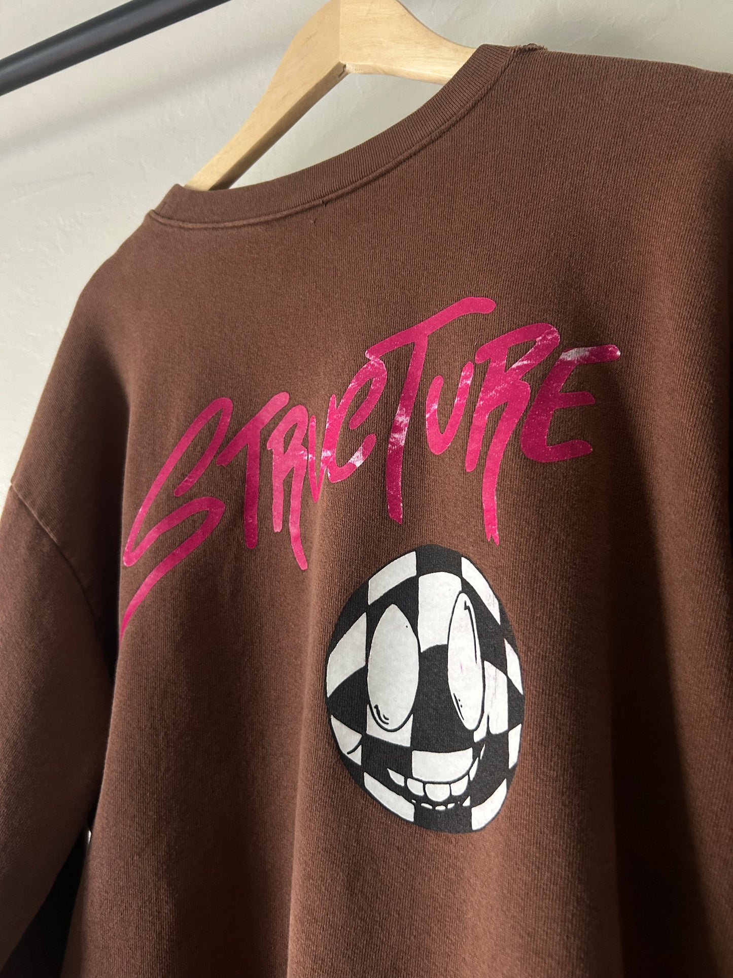 Chrome Hearts Matty Boy Brown Structure Crewneck