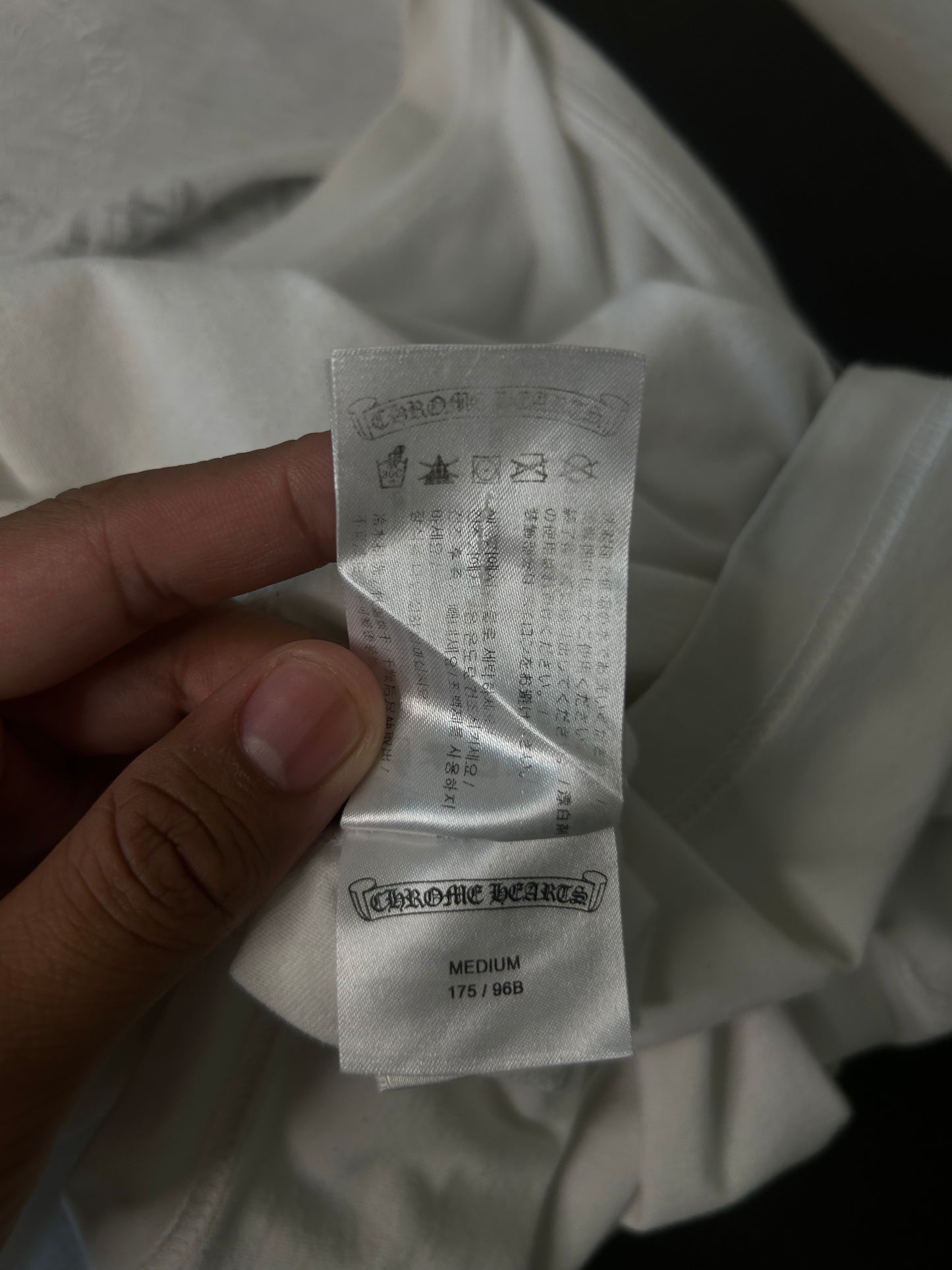 Chrome Hearts Boost White Longsleeve