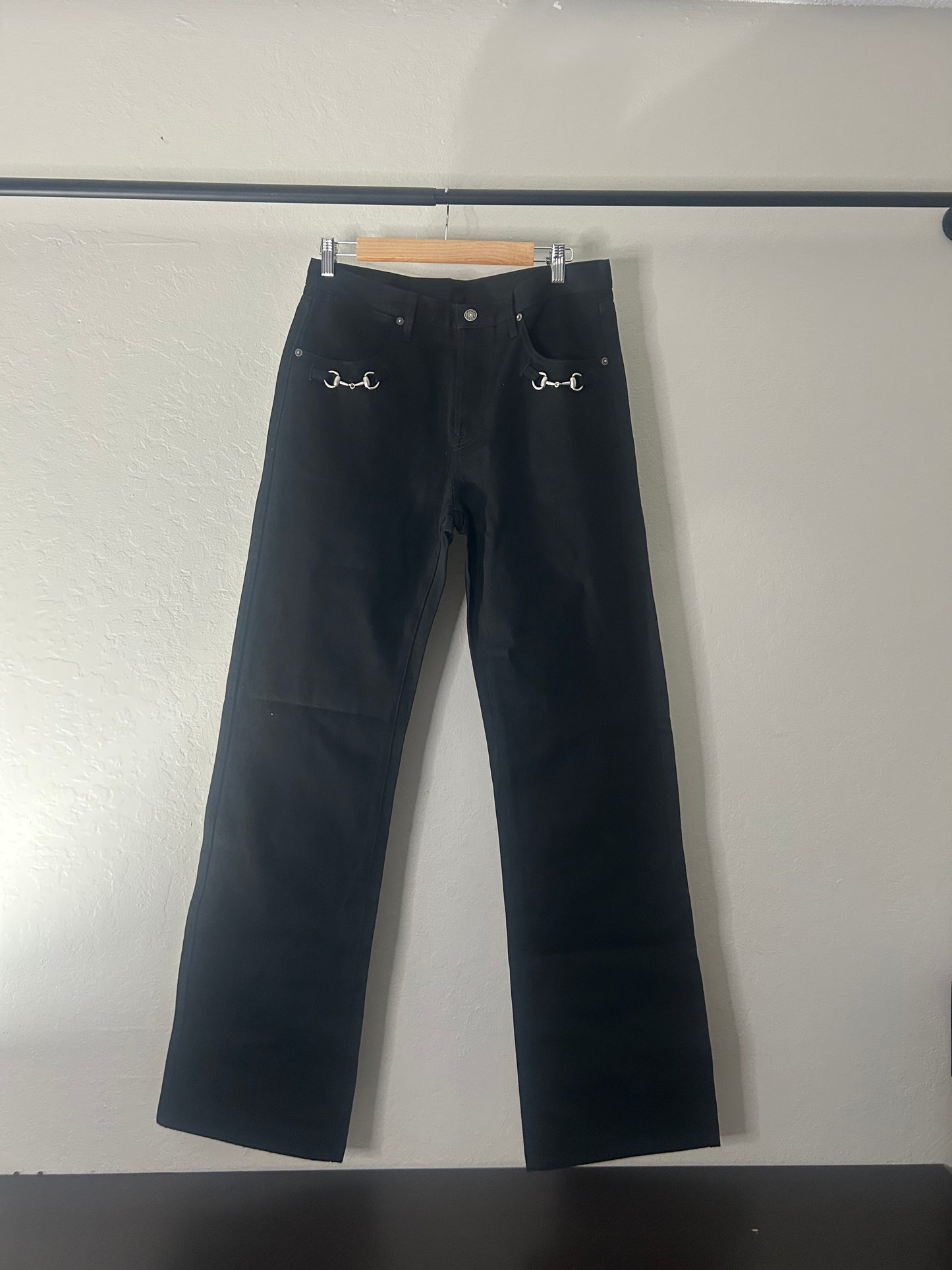 Gucci Demna Black Horsebit Jeans