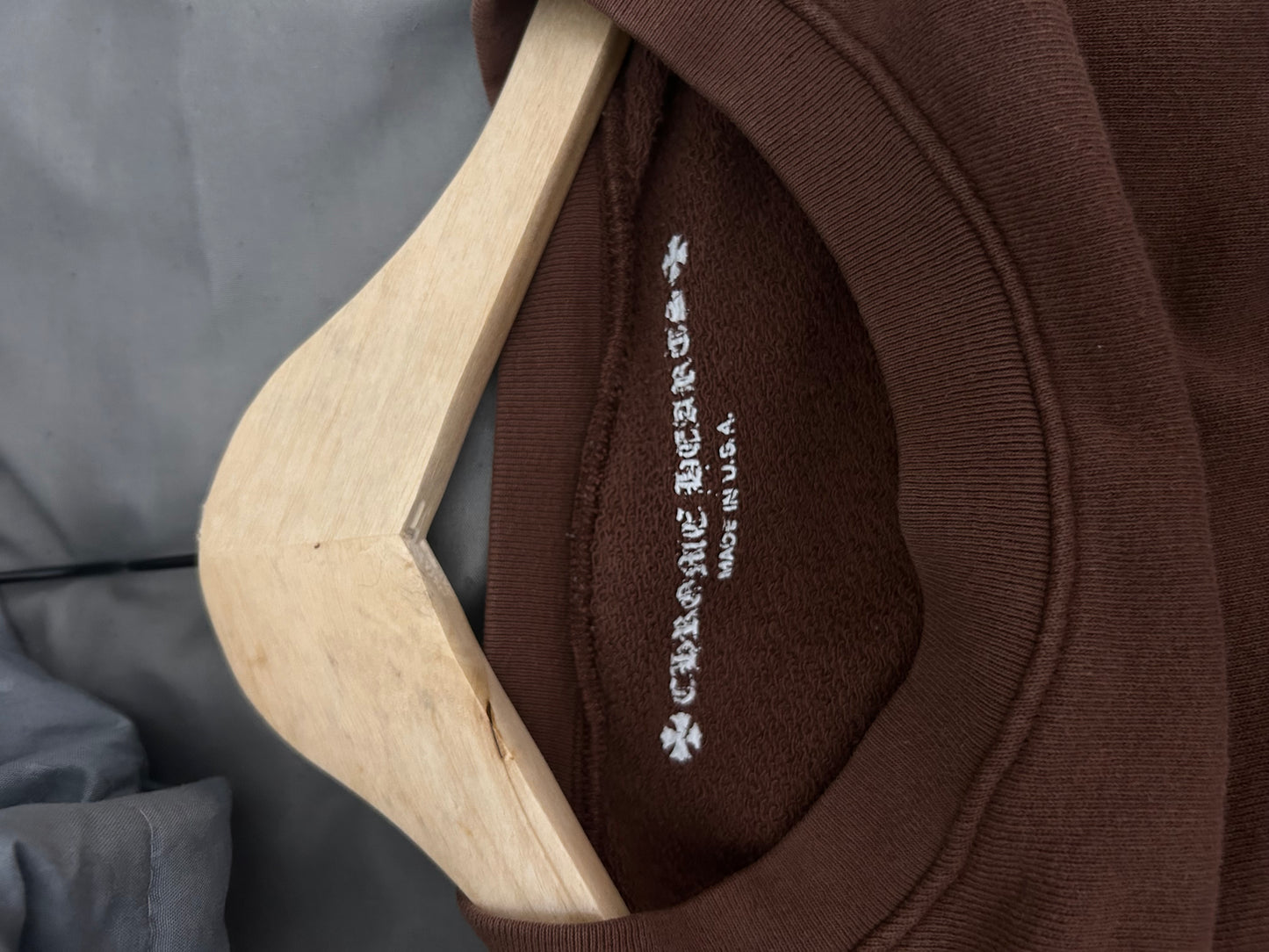 Chrome Hearts Matty Boy Brown Structure Crewneck